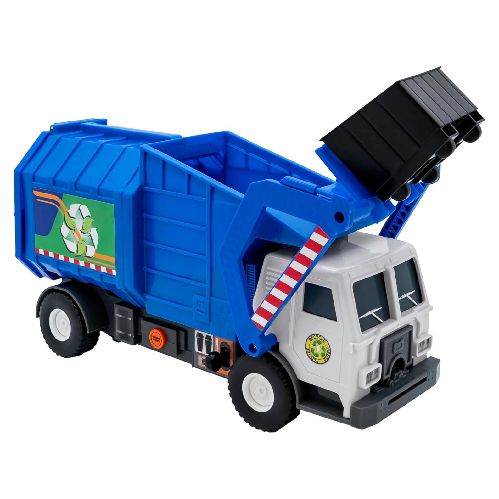 Camión de Basura Action Drive Mighty Fleet 40,64 cm Interactivo