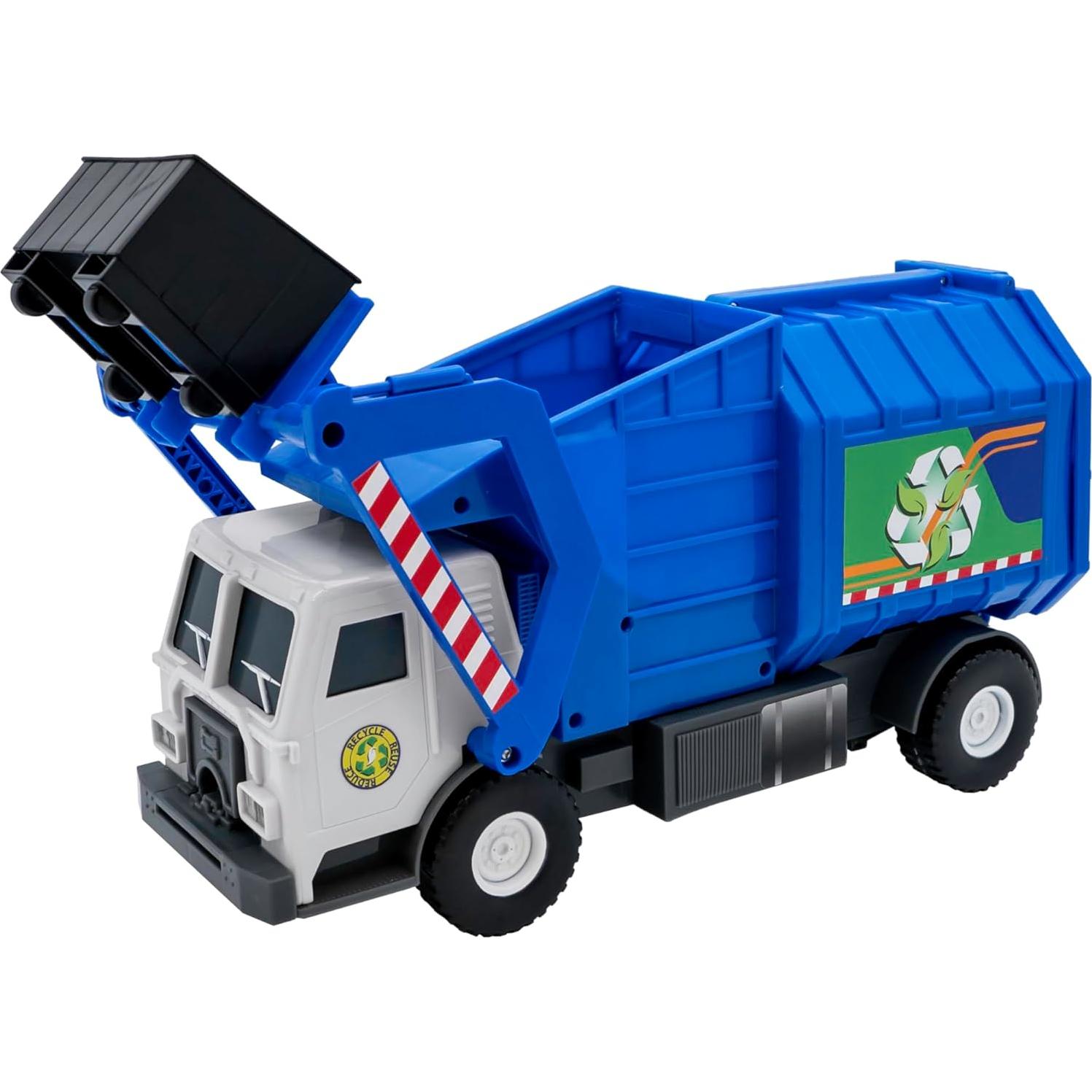 Camión de Basura Action Drive Mighty Fleet 40,64 cm Interactivo