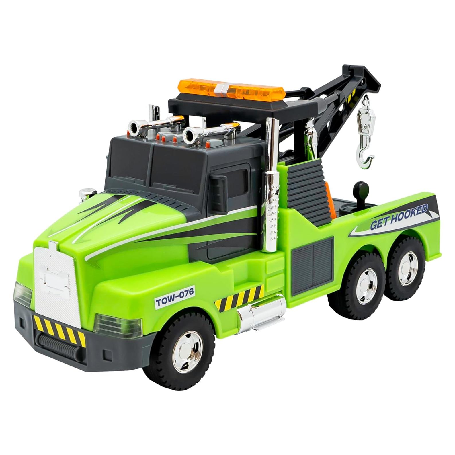 Camión de remolque Action Drive 40,64 cm con luces y sonidos