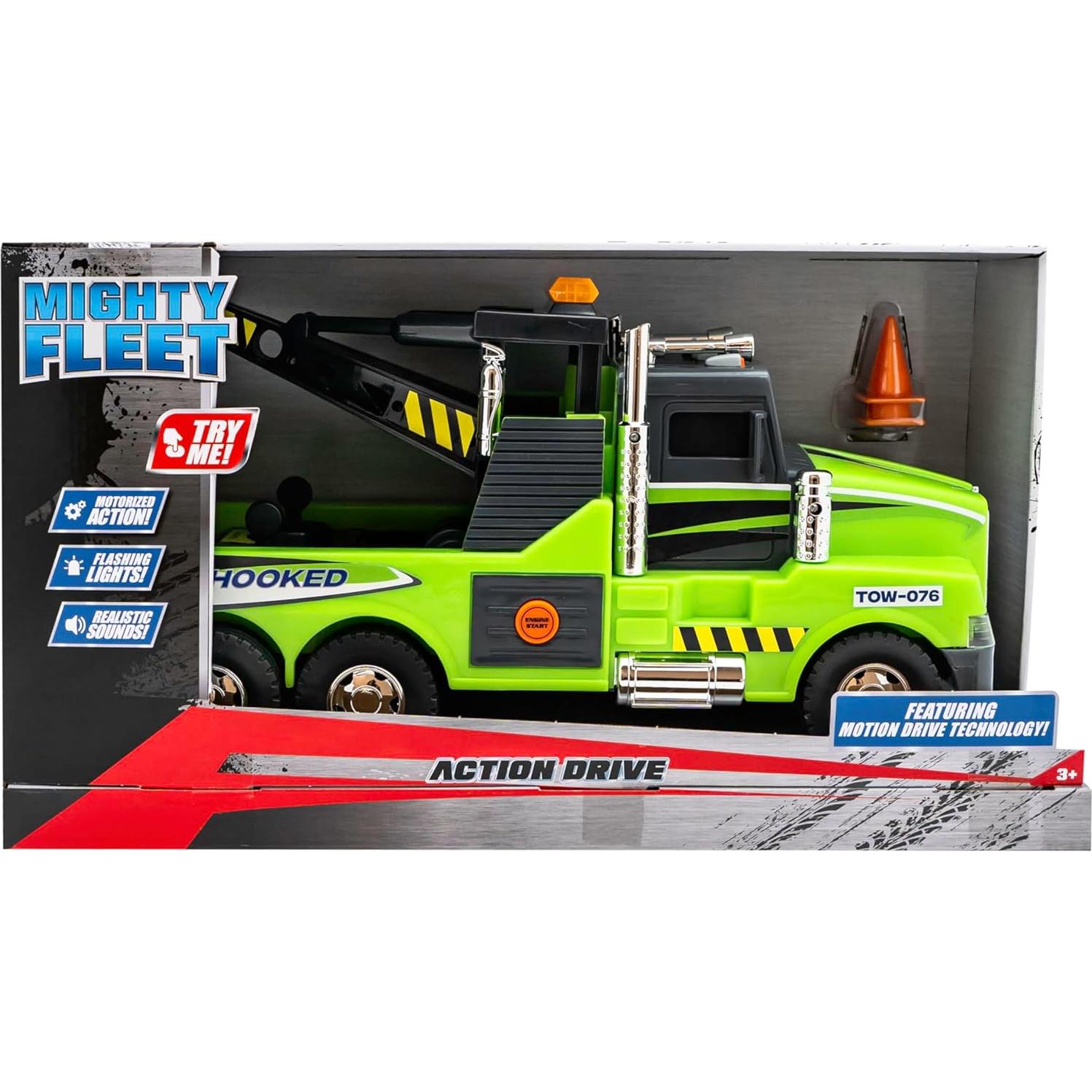 Camión de remolque Action Drive 40,64 cm con luces y sonidos