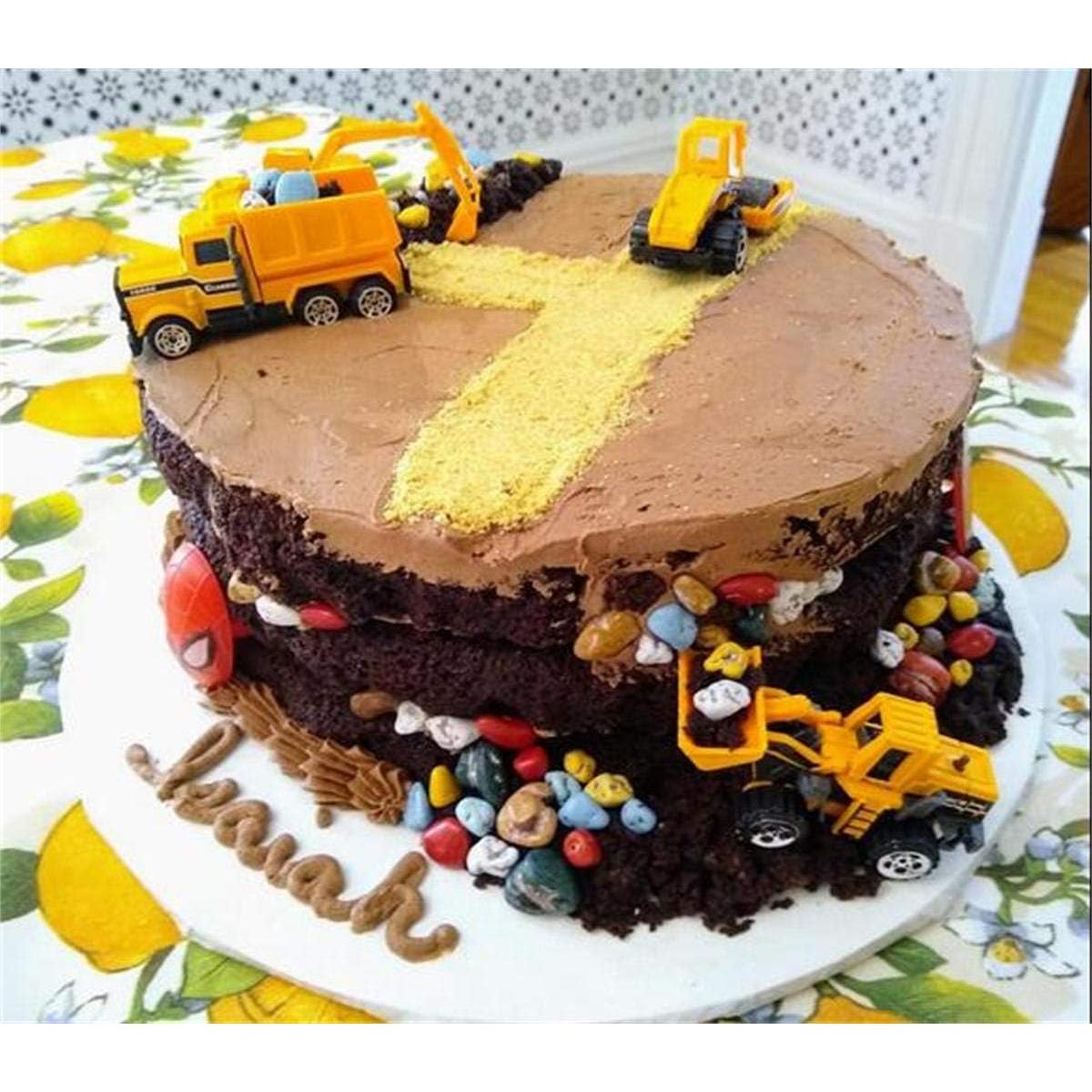 QAPIZM 6PCS Vehículos de Construcción Mini Juguetes para Niños