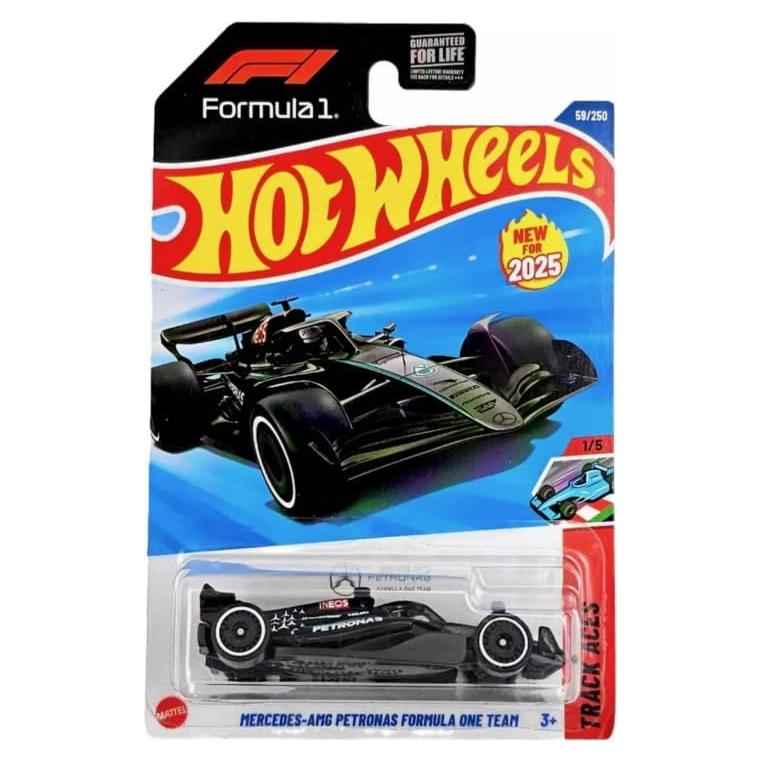 Hot Wheels Mercedes-AMG Petronas F1 Vehículo Metal 1:64