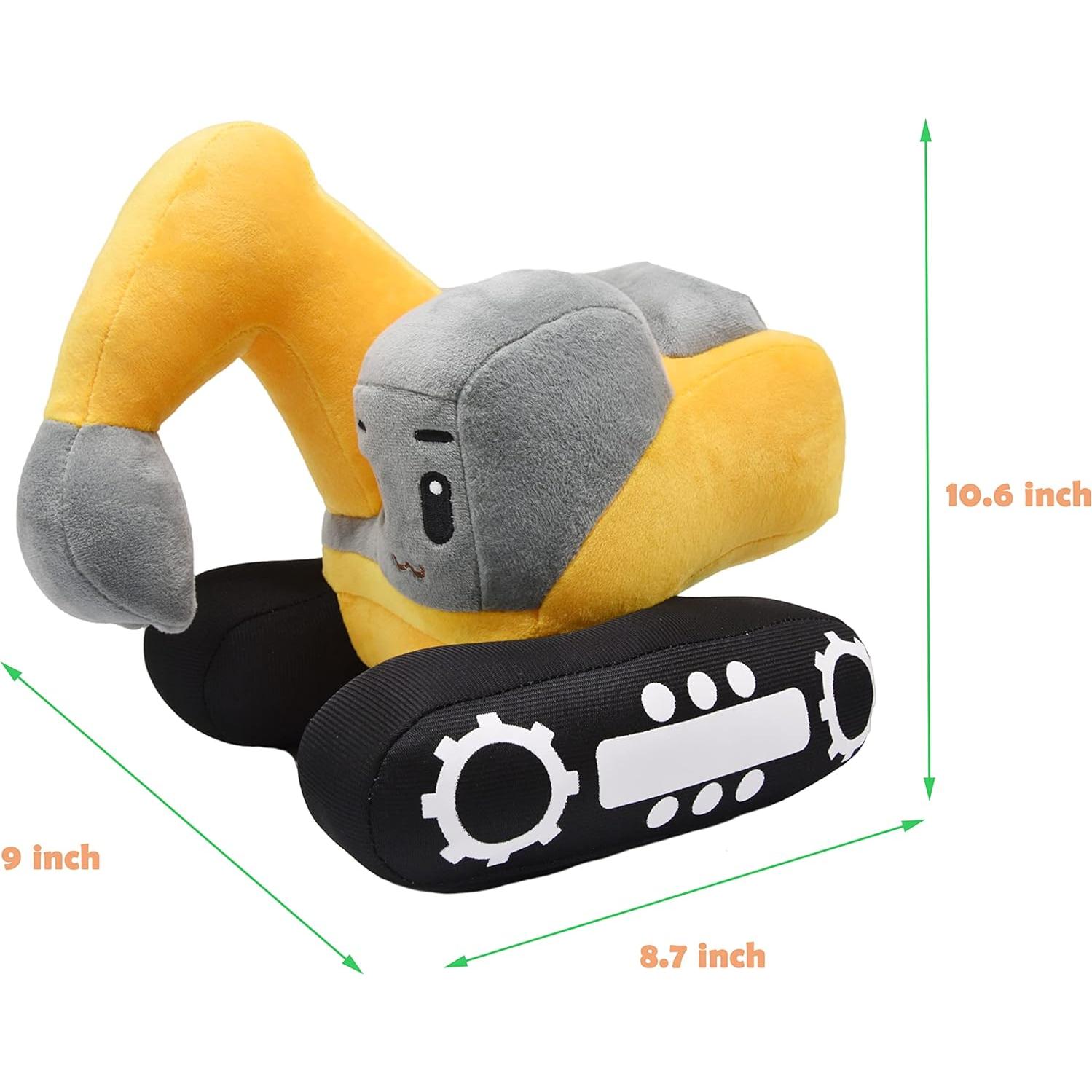 Excavadora de Peluche YONLIT 27,94 cm Suave y Linda