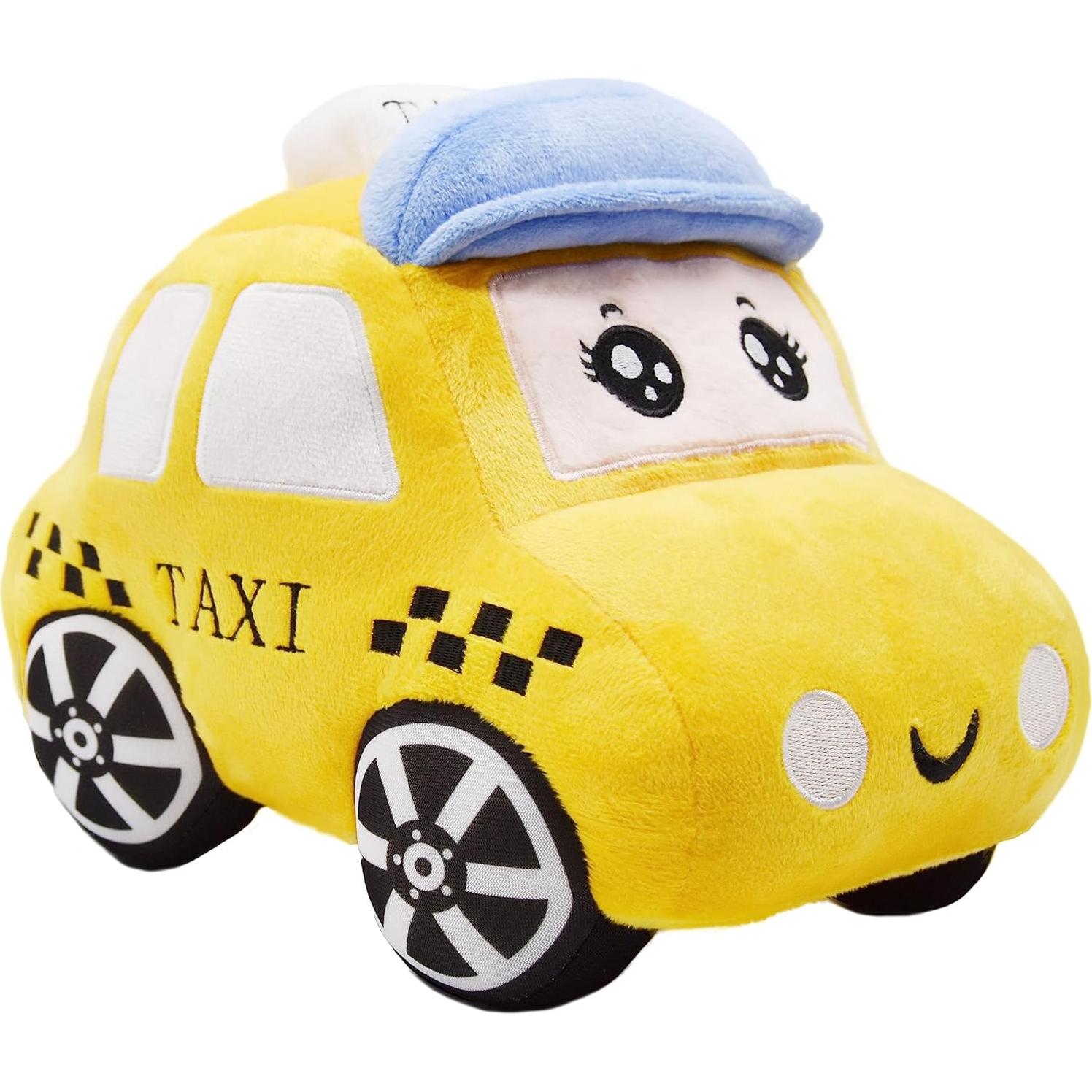 Taxi de Peluche YONLIT 26.9 cm Suave y Esponjoso