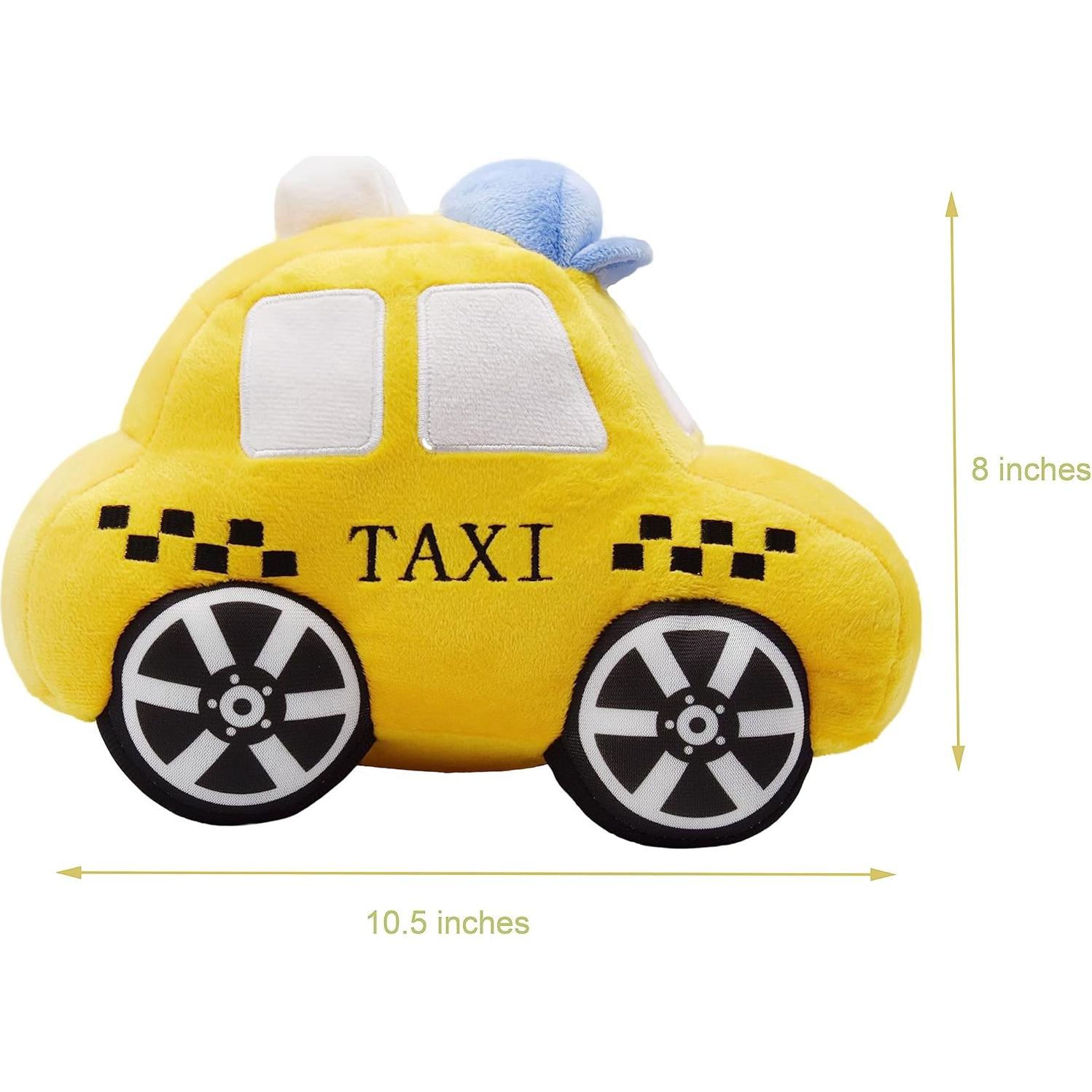 Taxi de Peluche YONLIT 26.9 cm Suave y Esponjoso