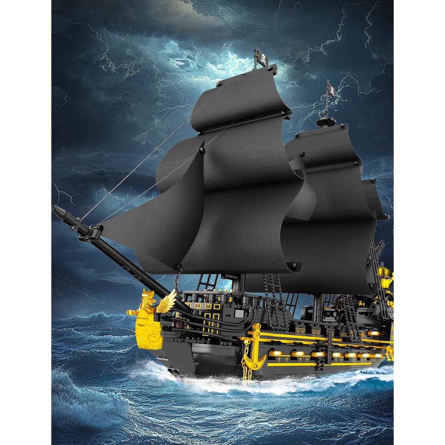 Barco Pirata Diablo Negro SEMKY 2076 Piezas Construcción