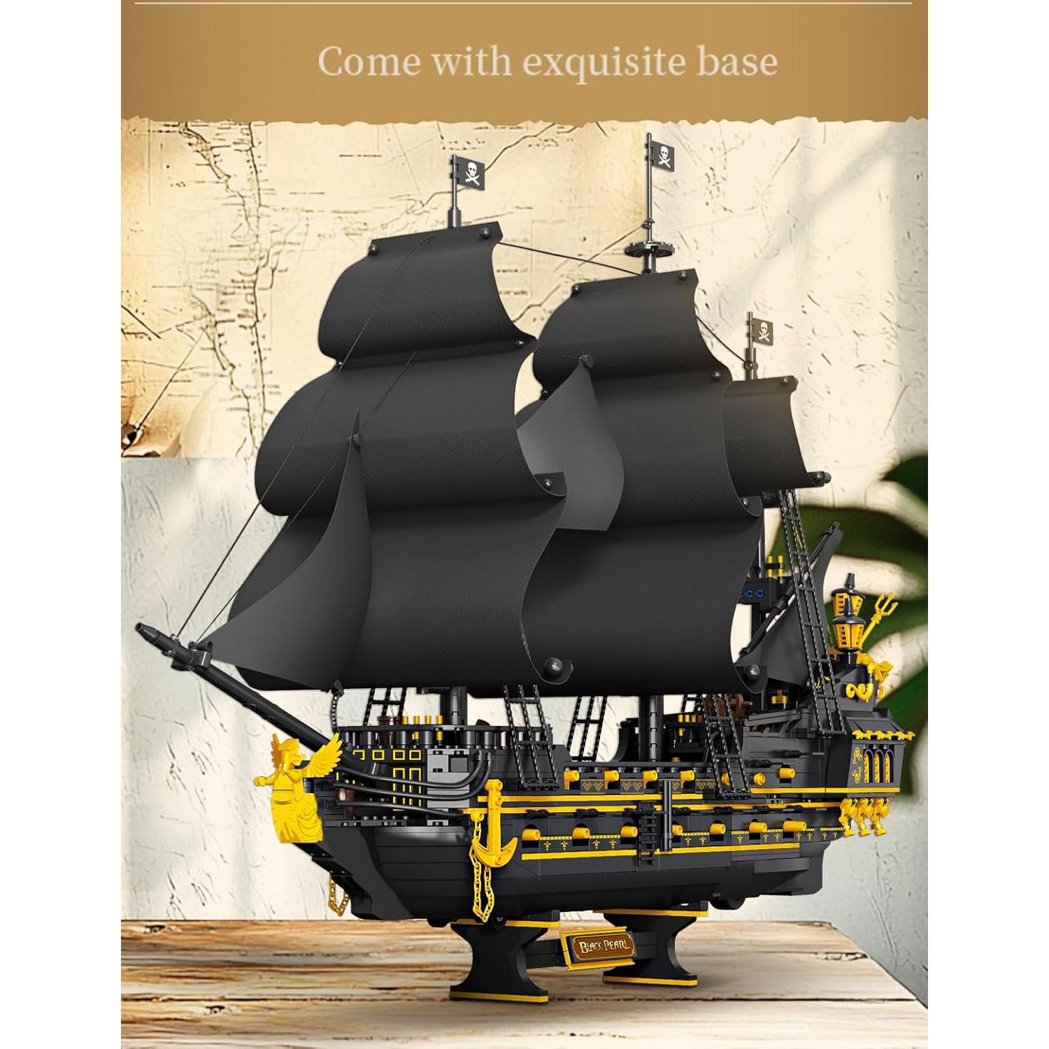 Barco Pirata Diablo Negro SEMKY 2076 Piezas Construcción