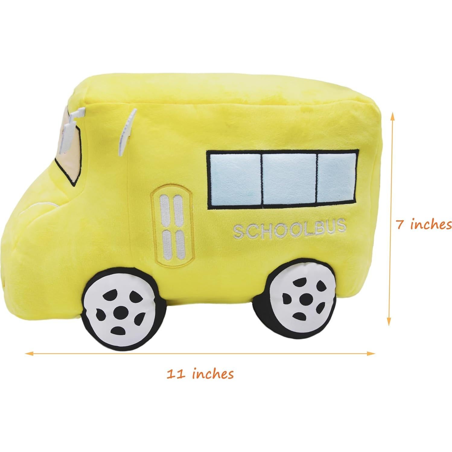 Juguete de Peluche Autobús Escolar YONLIT 27.94 cm Suave