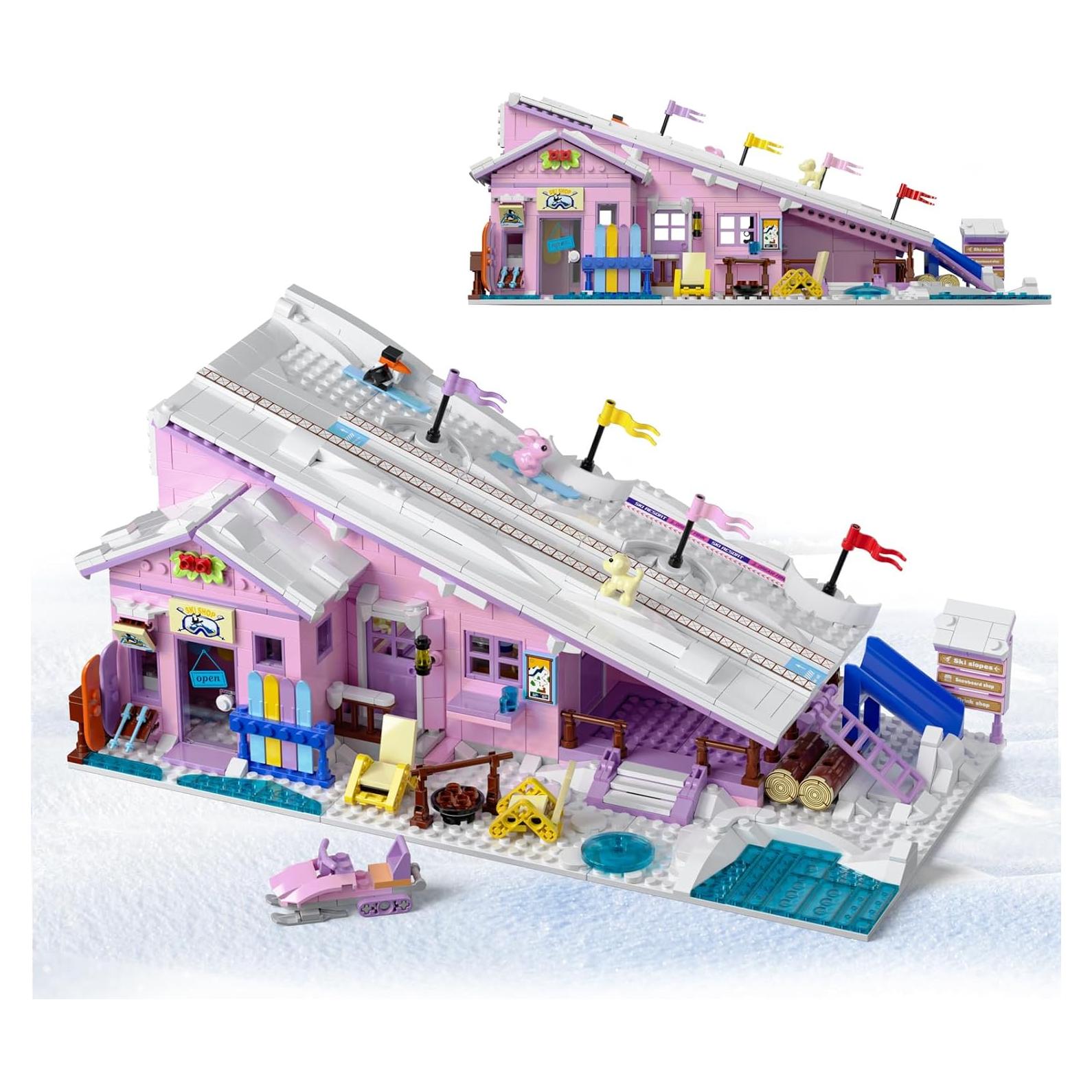 Conjunto de construcción casa esquí Lego Friends 1042 piezas