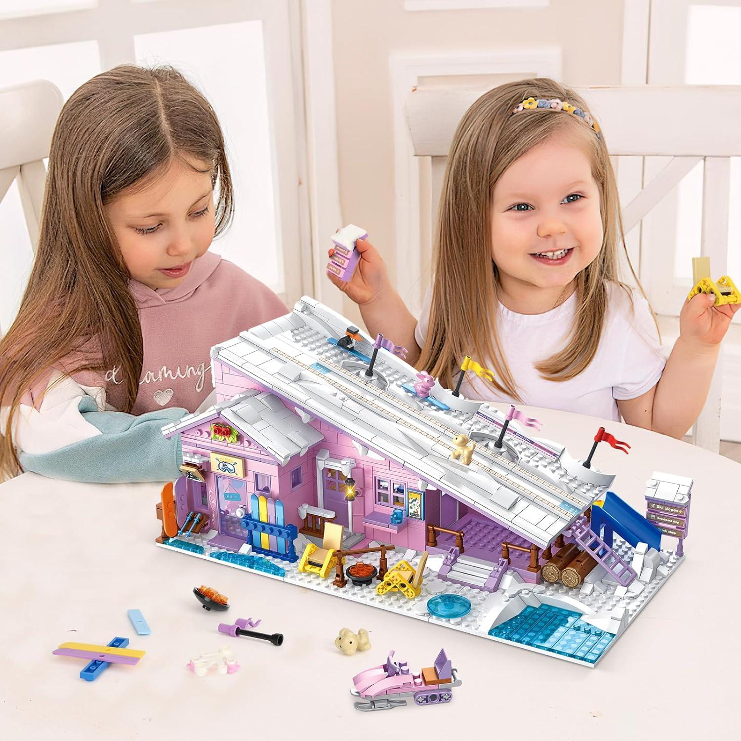 Conjunto de construcción casa esquí Lego Friends 1042 piezas