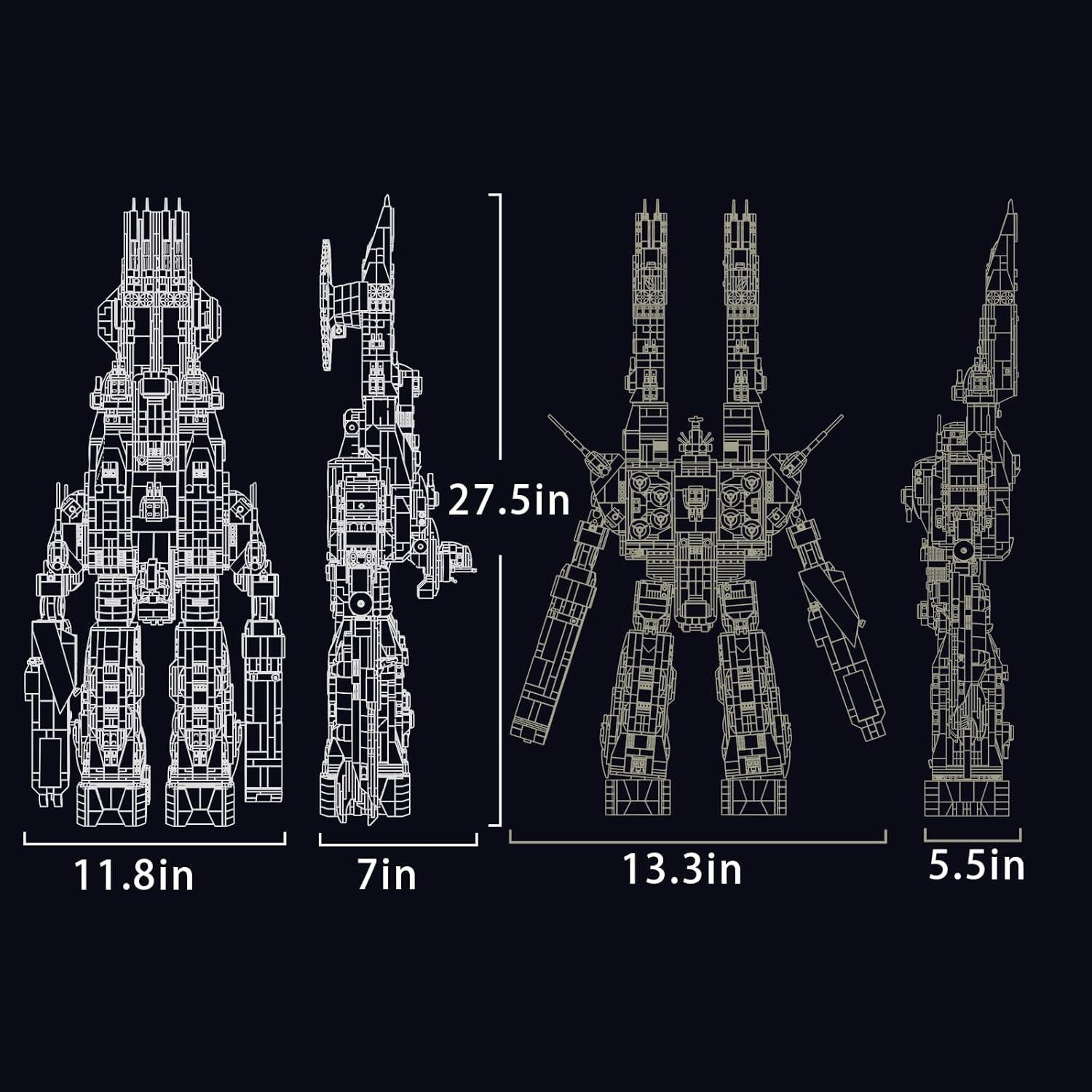 Kit de Construcción Nave Estelar JIESTAR 70cm Ciencia Ficción