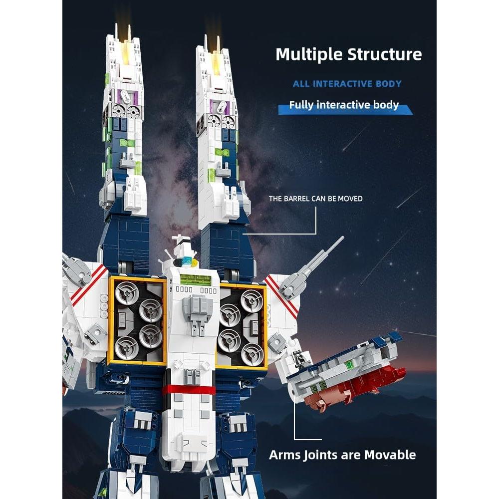 Kit de Construcción Nave Estelar JIESTAR 70cm Ciencia Ficción