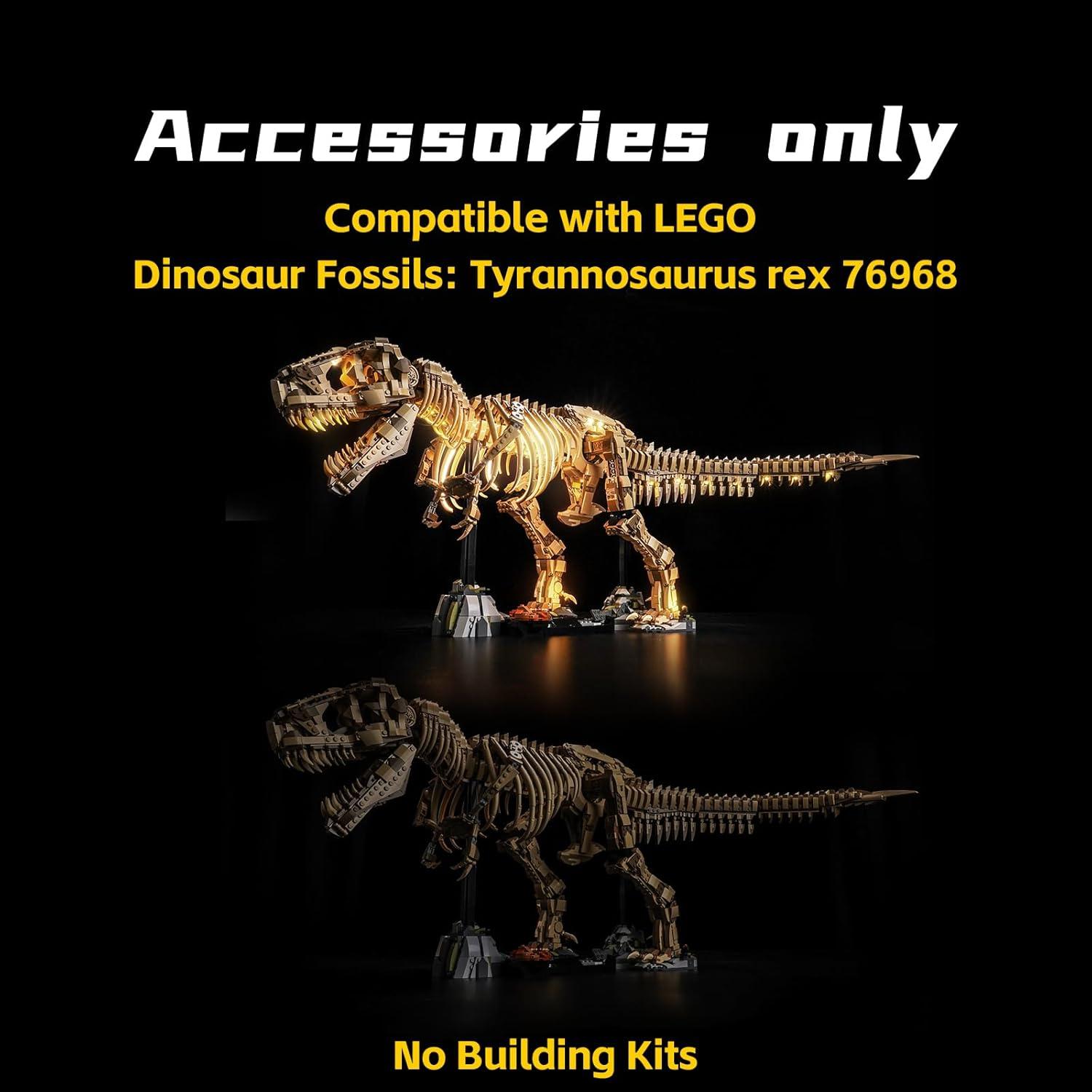 Kit de Iluminación LED BrickBling para Lego T-Rex 76968