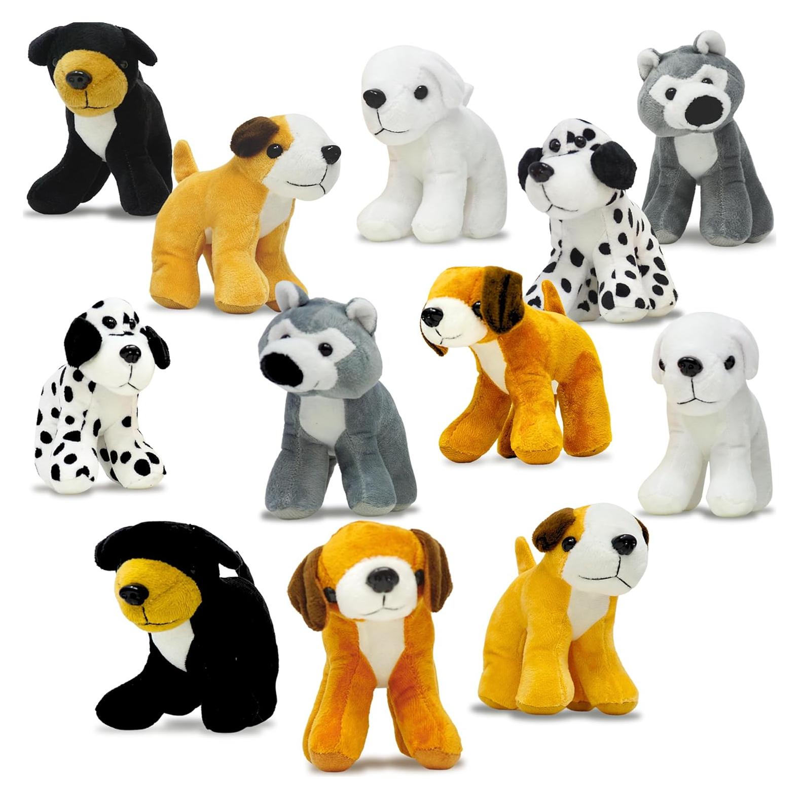 Perros de Peluche 4E's Surtido 12 Piezas 12,7 cm
