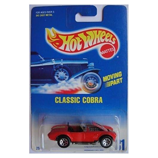 Hot Wheels Cobra Clásico Rojo 1991 Escala 1:64 Die-Cast