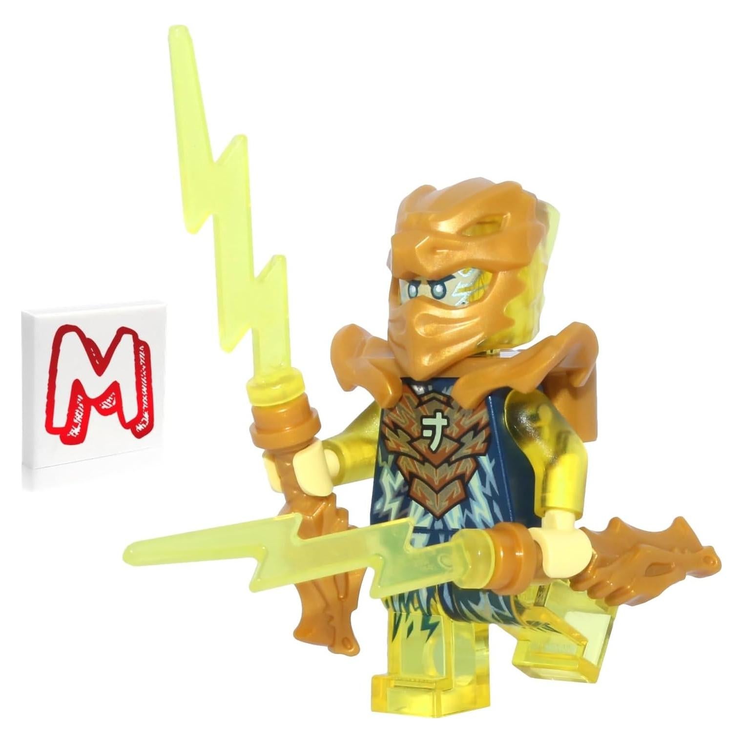LEGO NINJAGO Minifigura Jay Dragón Dorado 71768 - Sin Alas