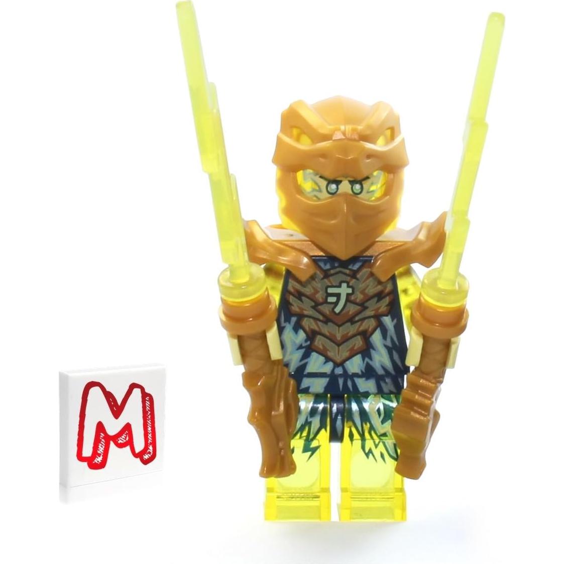 LEGO NINJAGO Minifigura Jay Dragón Dorado 71768 - Sin Alas