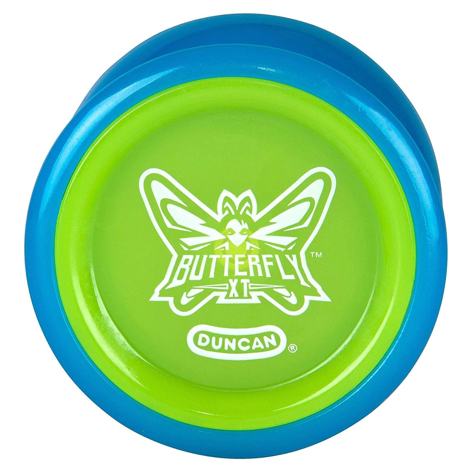 Yo-Yo Duncan Butterfly XT Azul Verde con Eje de Bolas