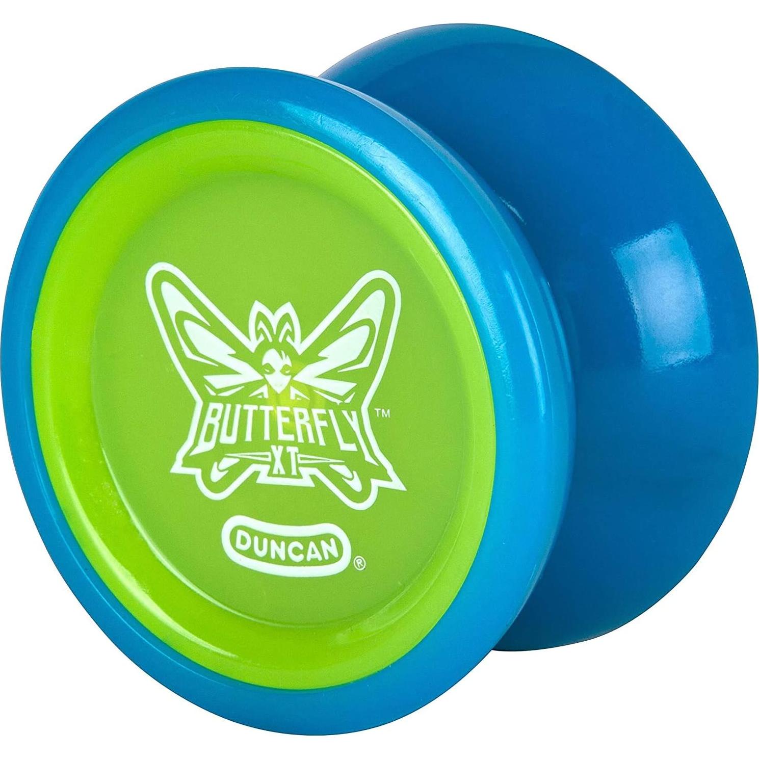 Yo-Yo Duncan Butterfly XT Azul Verde con Eje de Bolas