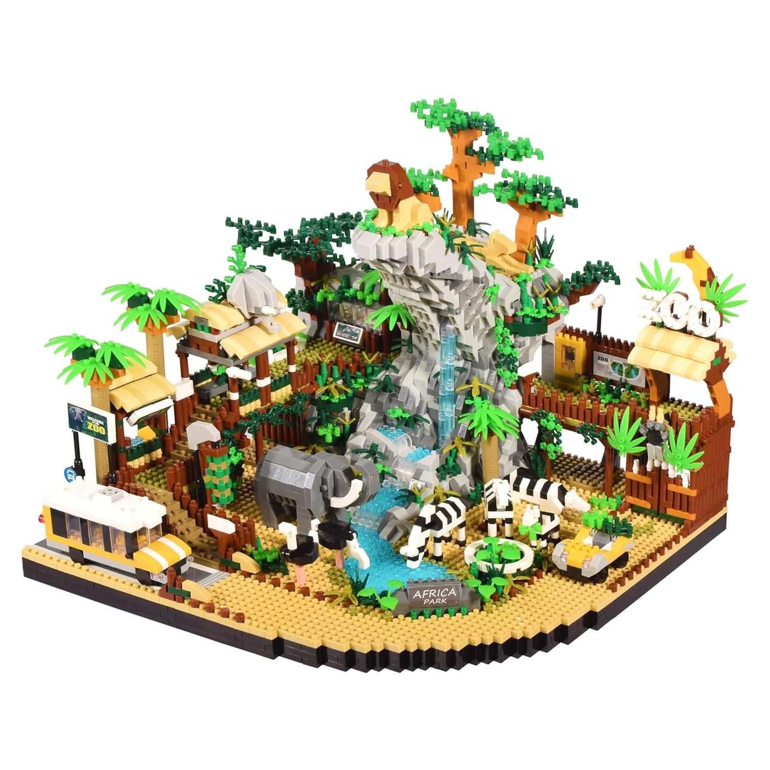 Conjunto de Bloques de Construcción Micro Wriyvngs Zoológico 4800PCS