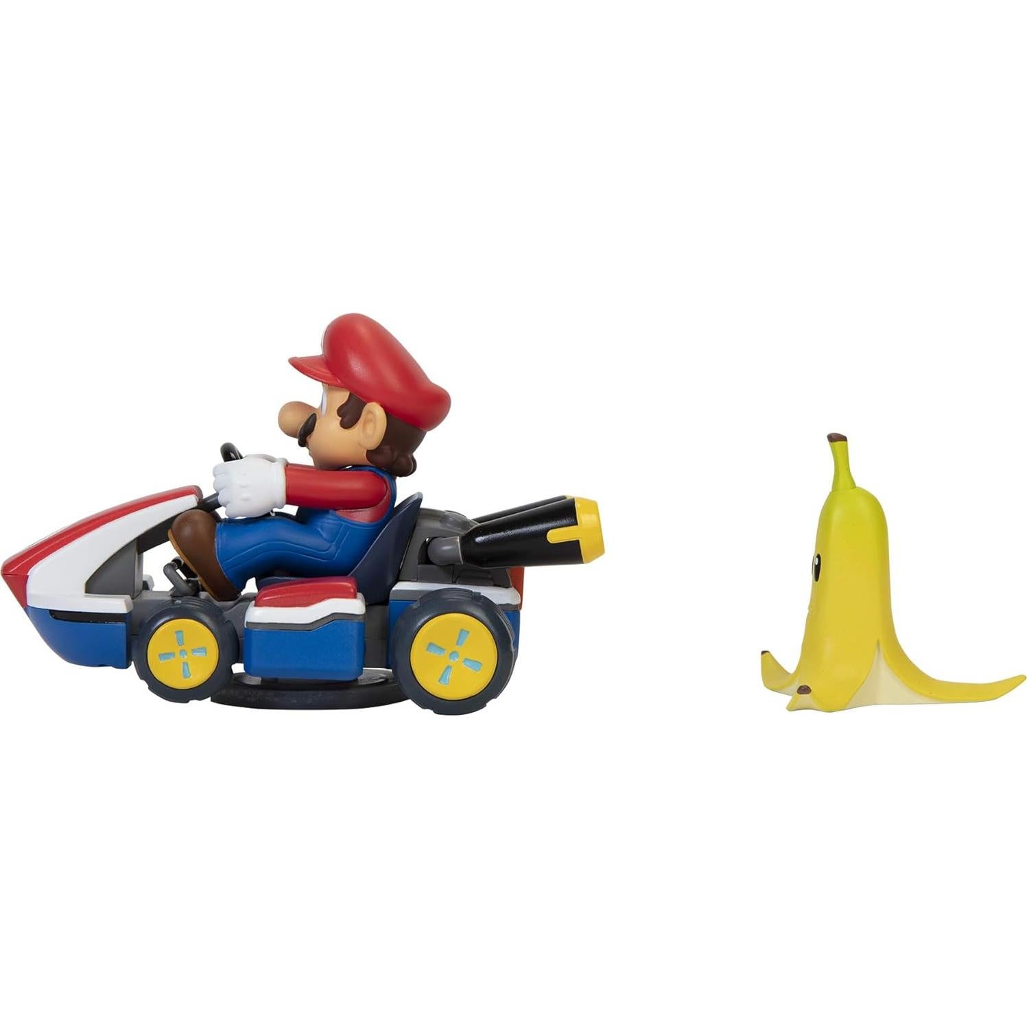 Vehículo Mario Kart Spin Out Jakks con figura de Mario 6.5 cm