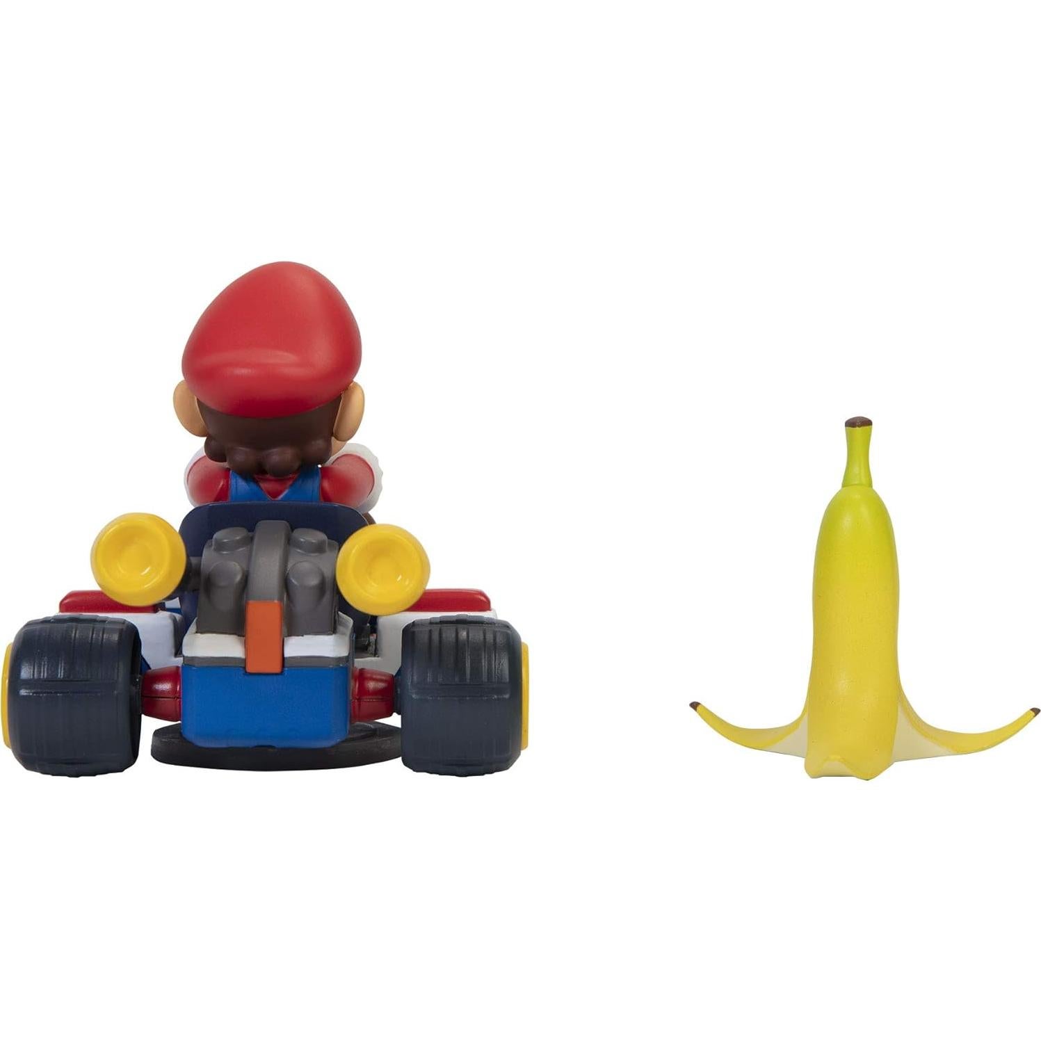Vehículo Mario Kart Spin Out Jakks con figura de Mario 6.5 cm