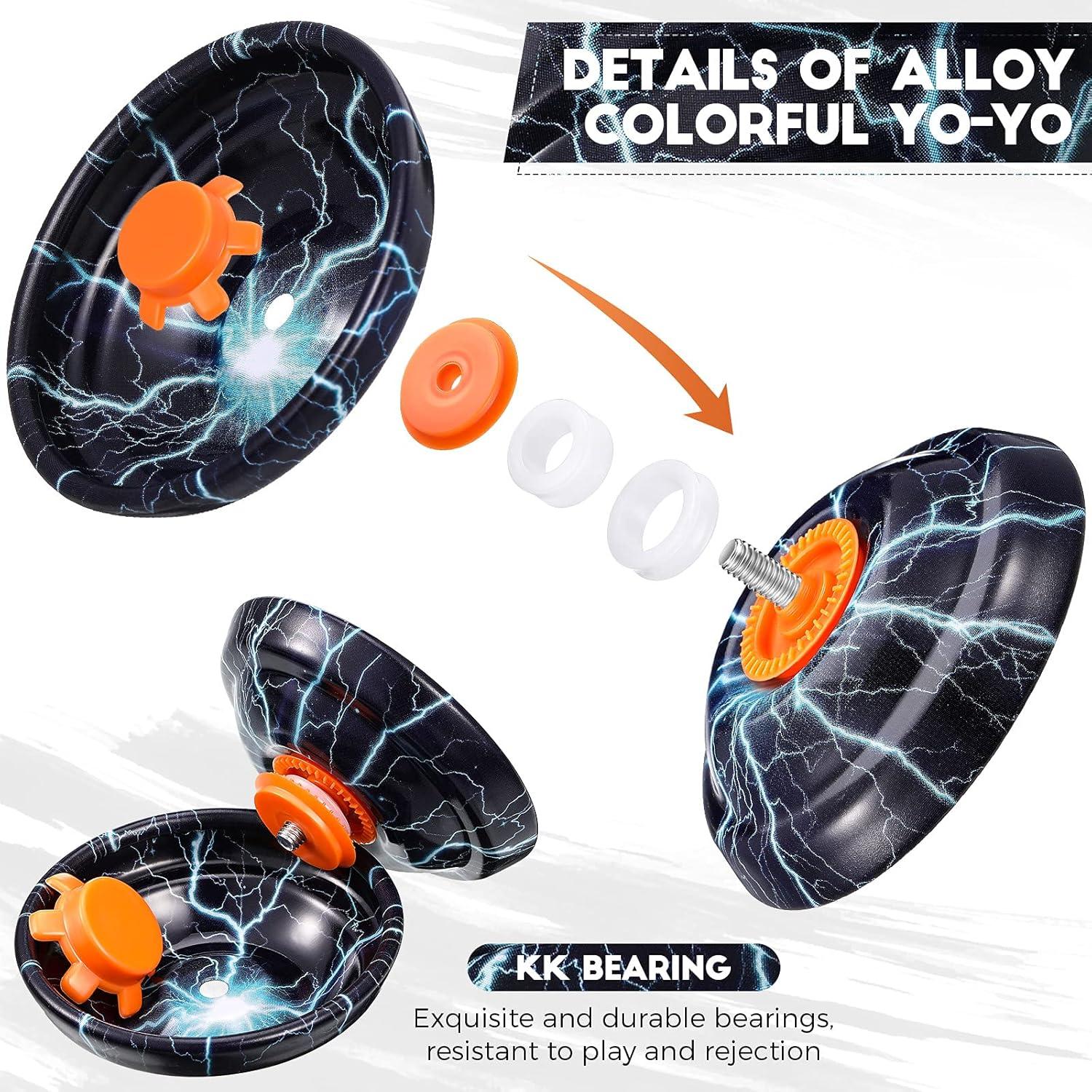 Yoyo Chalyna Responsable 4 Piezas Metal Trucos Niños