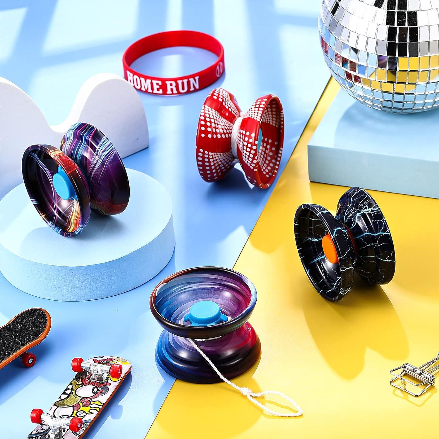 Yoyo Chalyna Responsable 4 Piezas Metal Trucos Niños