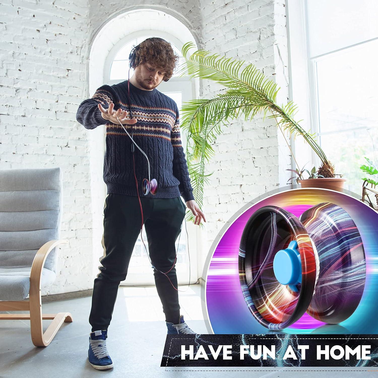 Yoyo Chalyna Responsable 4 Piezas Metal Trucos Niños