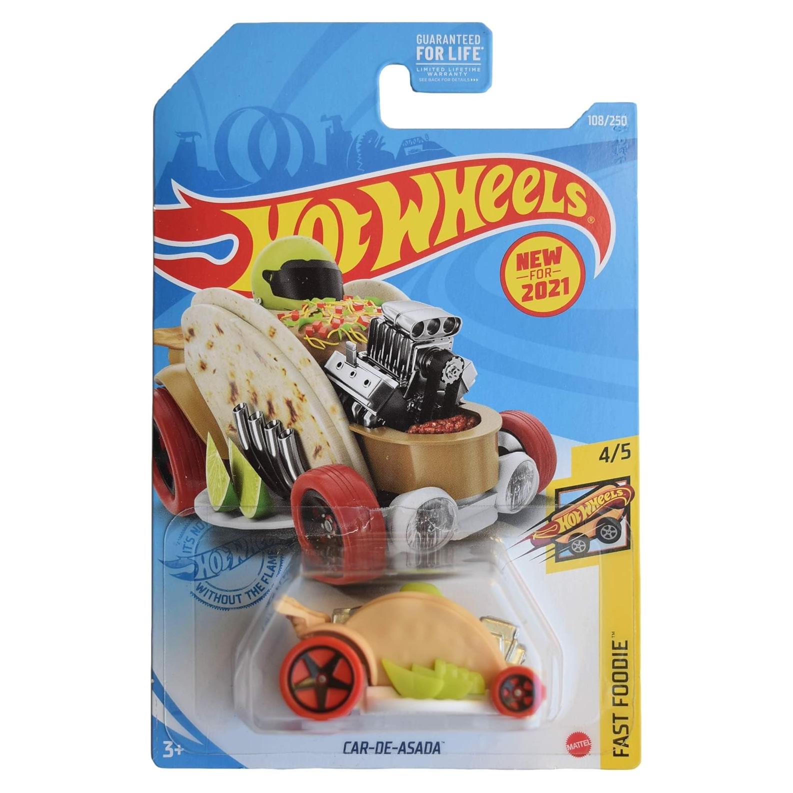 Hot Wheels Camión de Tacos Fast Foodie 1:64 Mattel