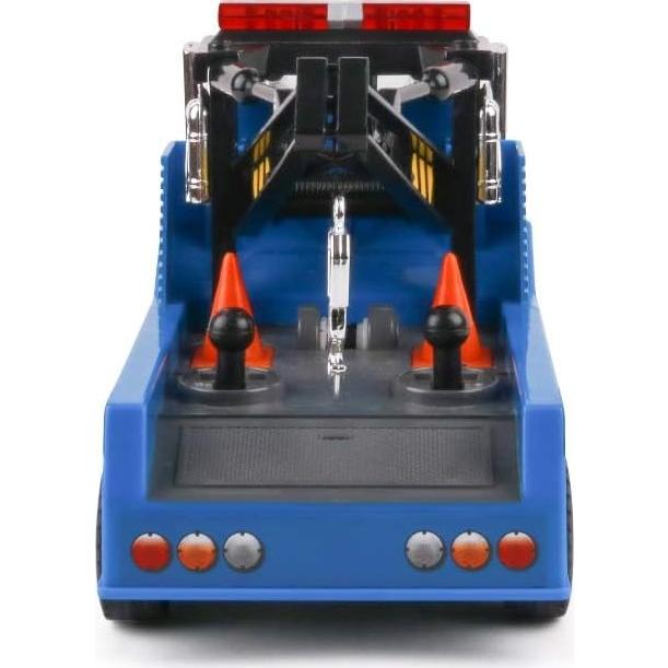 Camión de Remolque Motorizado Mighty Fleet - 38 cm con Luces y Sonidos