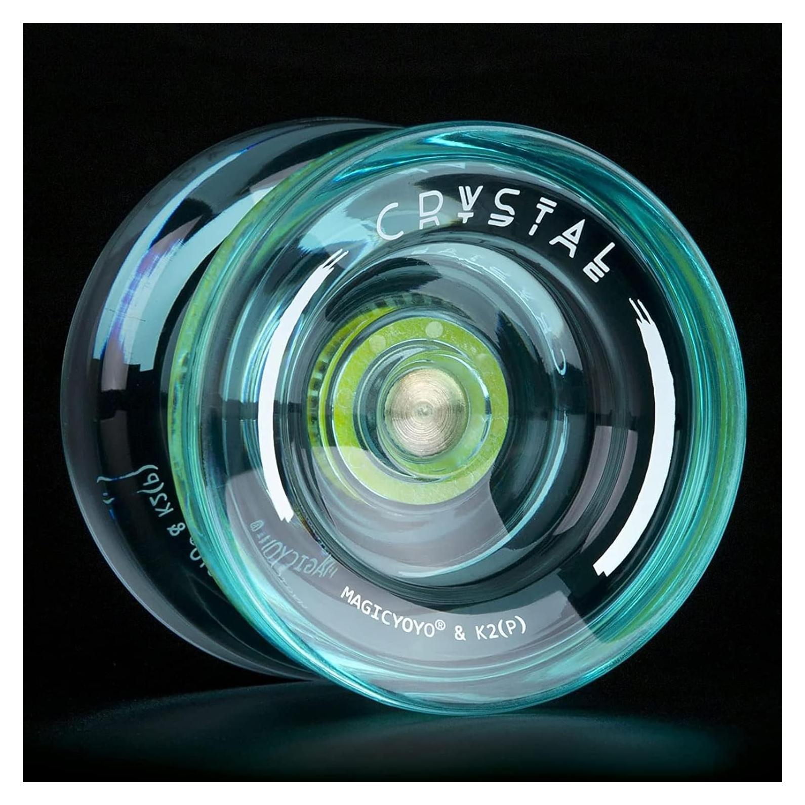 Yoyo Magic K2 Verde Cristal - Ideal para Niños y Principiantes