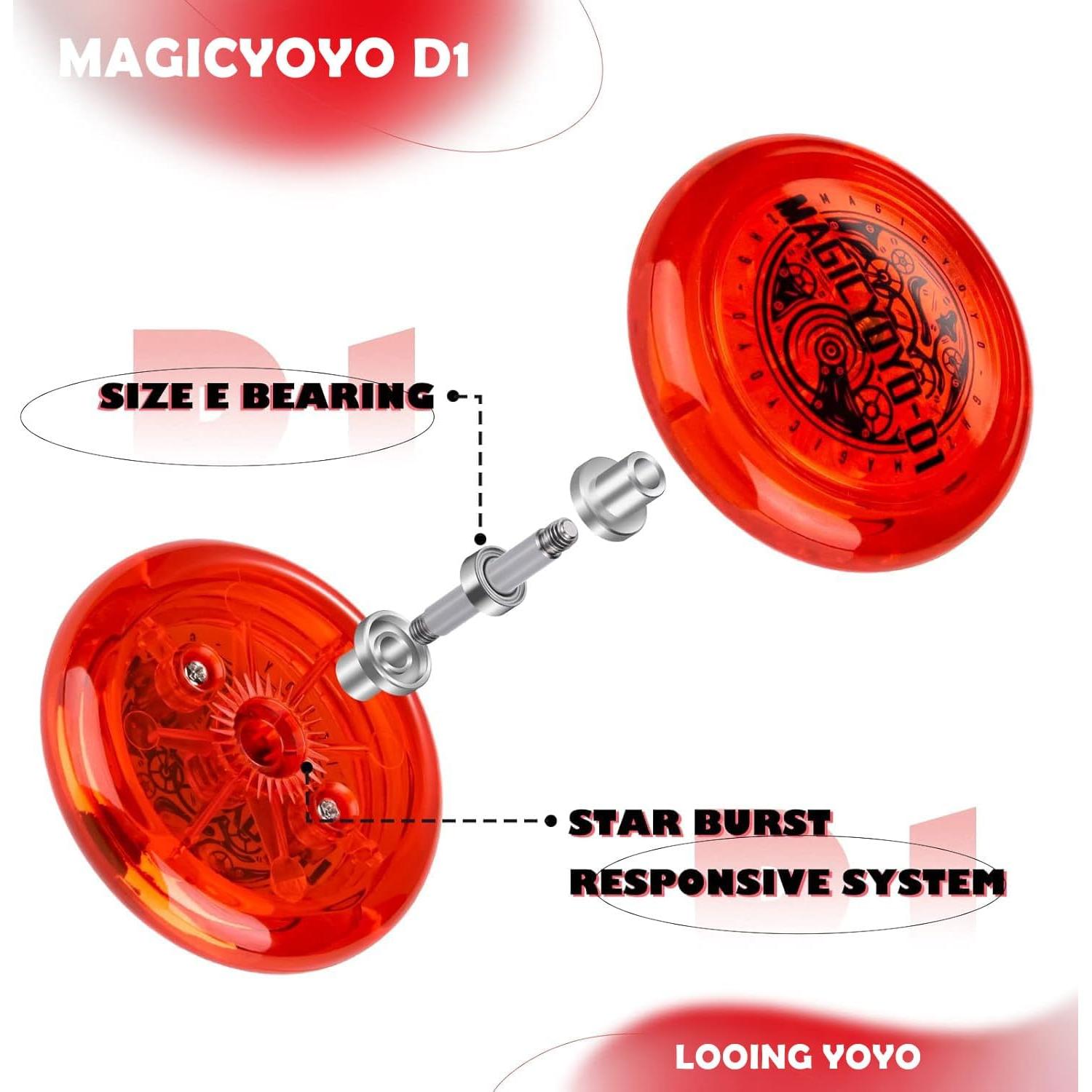 Yo-Yo D1 MagicYoyo Rojo para Niños Principiantes 2A