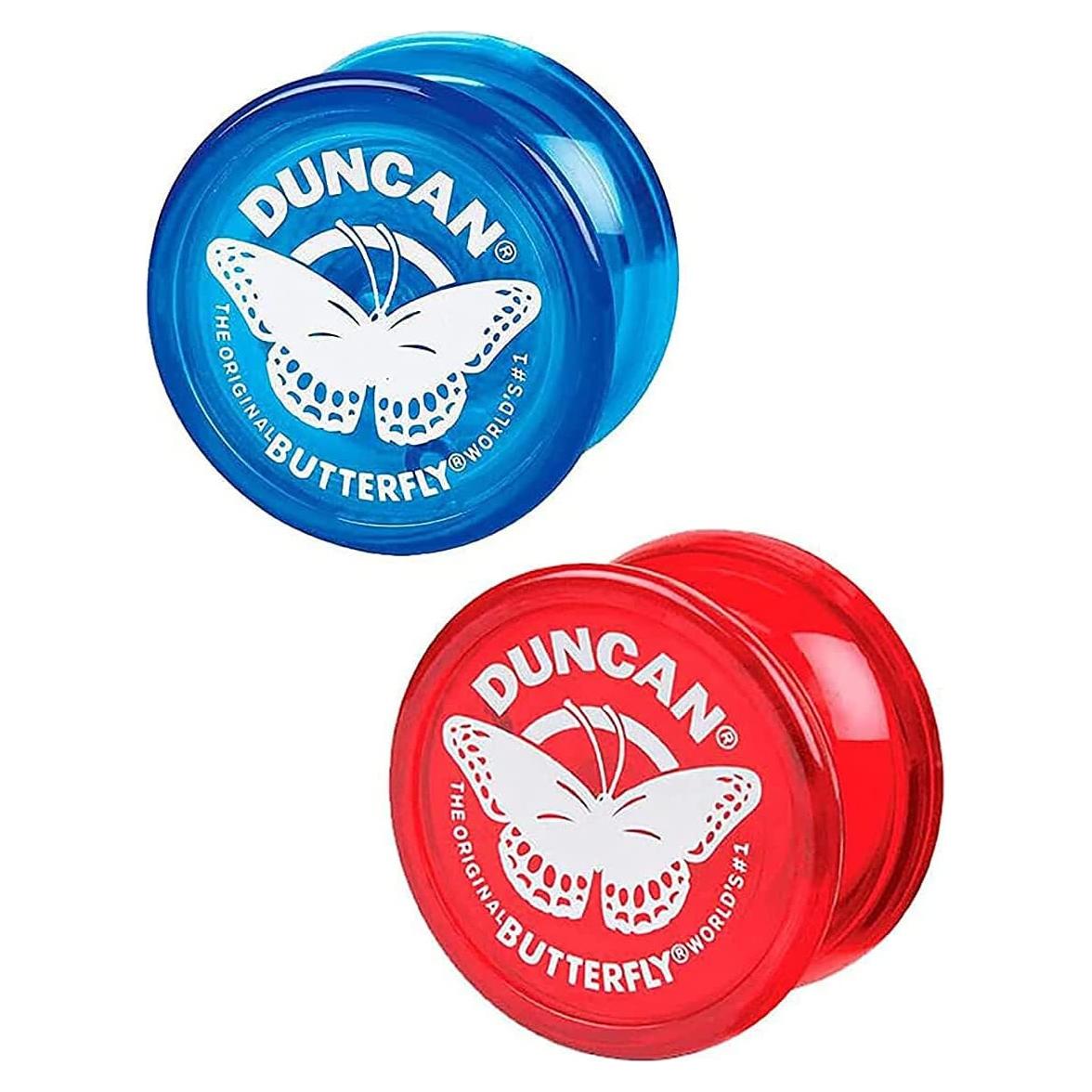 Yo-Yo Duncan Butterfly Paquete Doble Rojo y Azul 130g