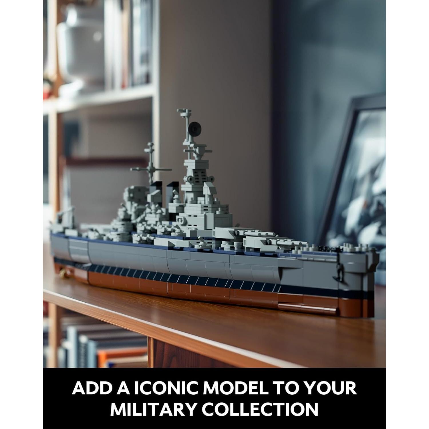 Set de Construcción Militar Nifeliz North Battleship 1701 Piezas