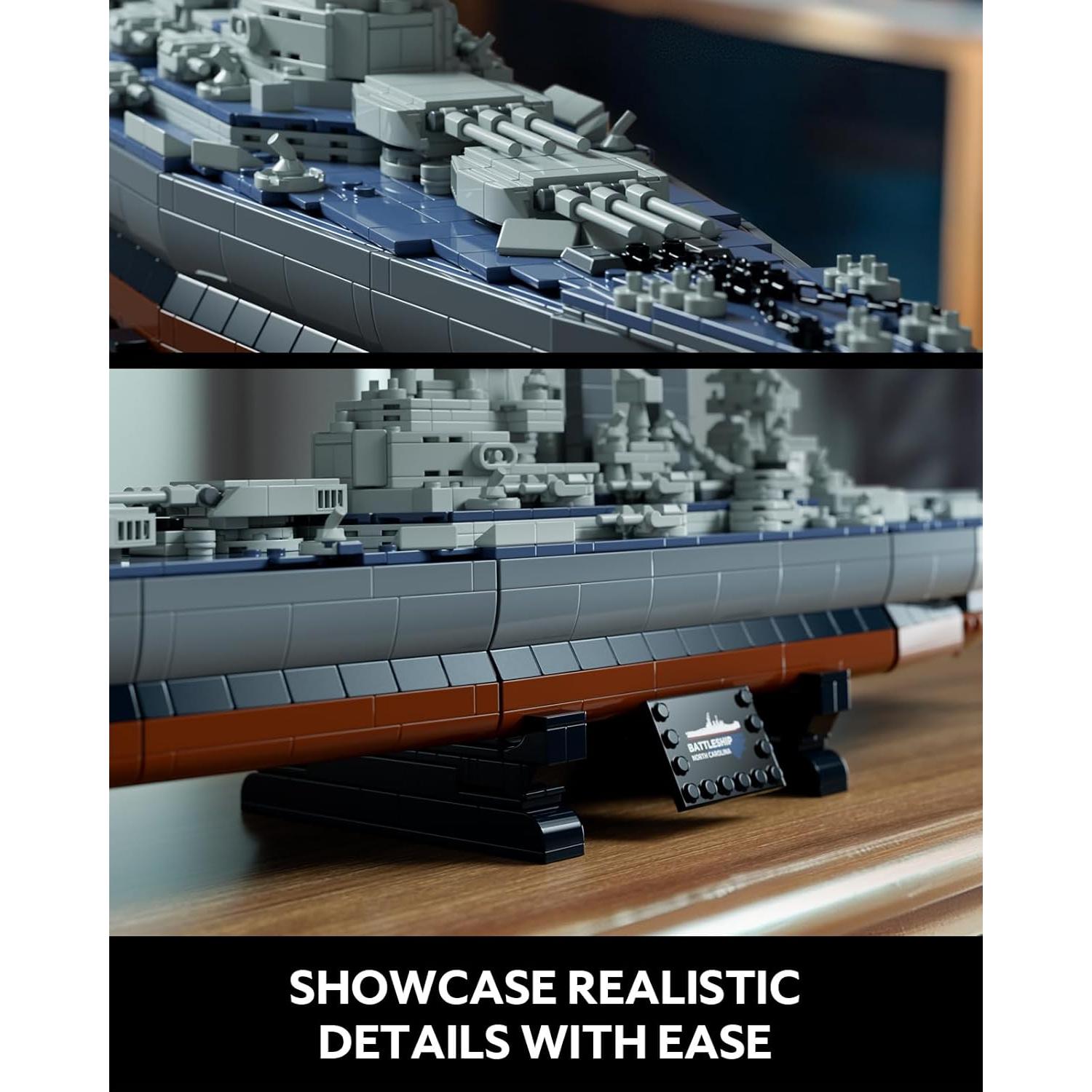 Set de Construcción Militar Nifeliz North Battleship 1701 Piezas