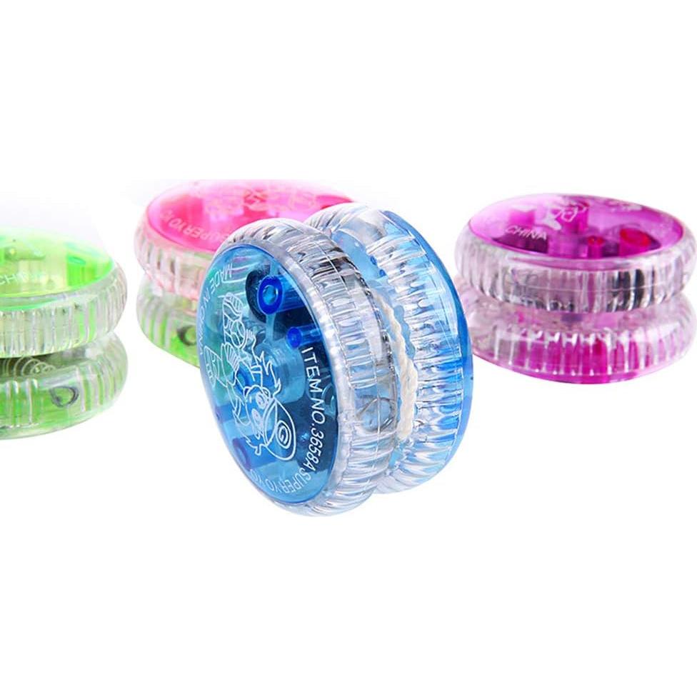 Yo Yo LED Bioristar Paquete de 4 para Niños Principiantes