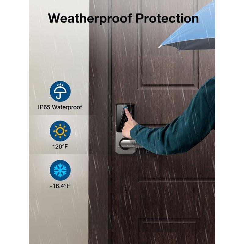 Cerradura Inteligente GEONFINO S1pro Huella Dactilar Negra