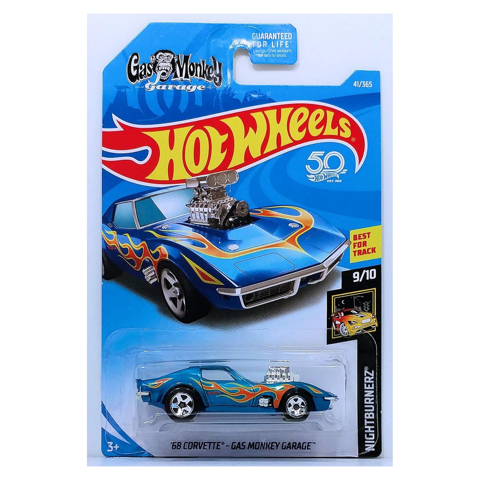 Hot Wheels Die-Cast 2018 Corvette Gas Monkey Garage Azul