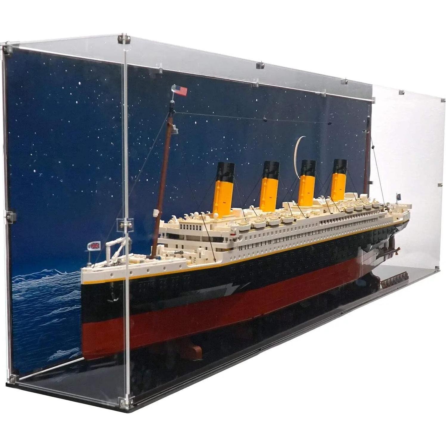 Caja de Exhibición LEGO Titanic 10294 - Noche Congelada