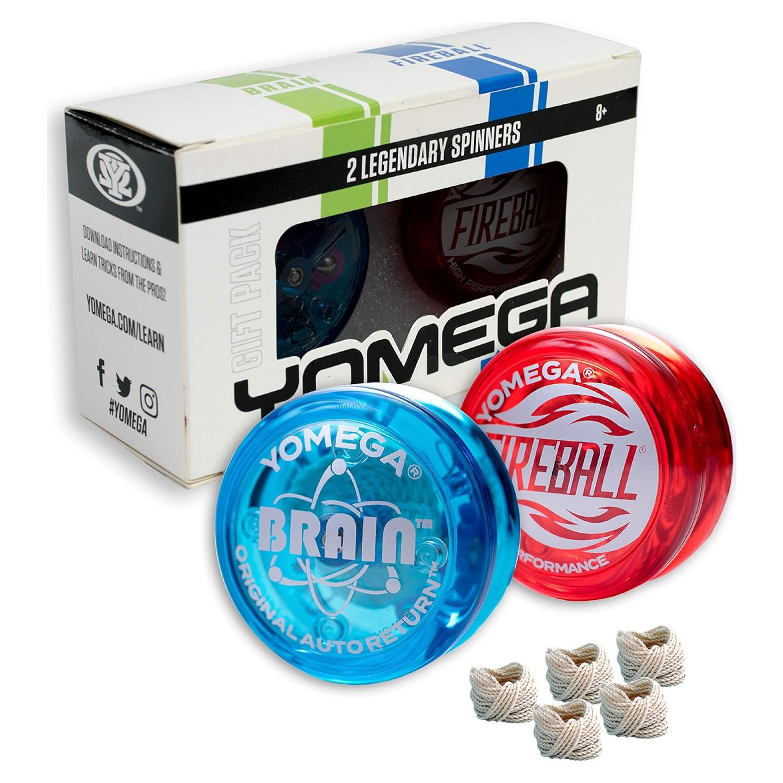 Yoyo Yomega Cerebro y Fireball Rojo Azul para Todos