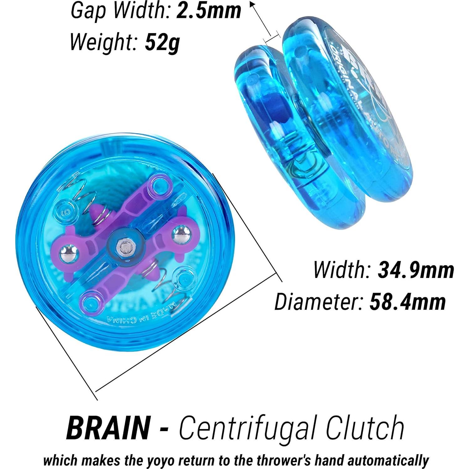 Yoyo Yomega Cerebro y Fireball Rojo Azul para Todos