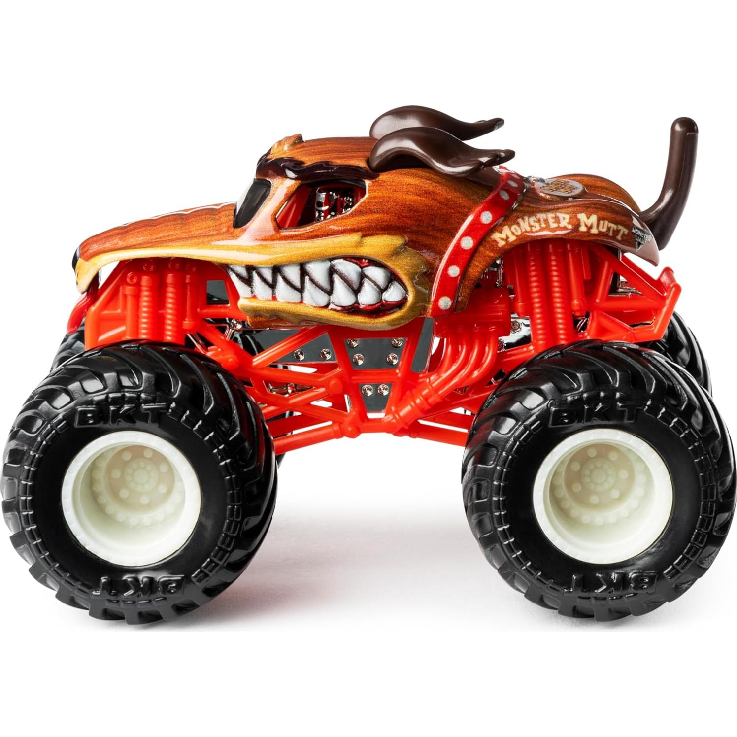 Paquete Doble Camiones Monstruo Monster Jam El Toro Loco y Monster Mutt 1:64
