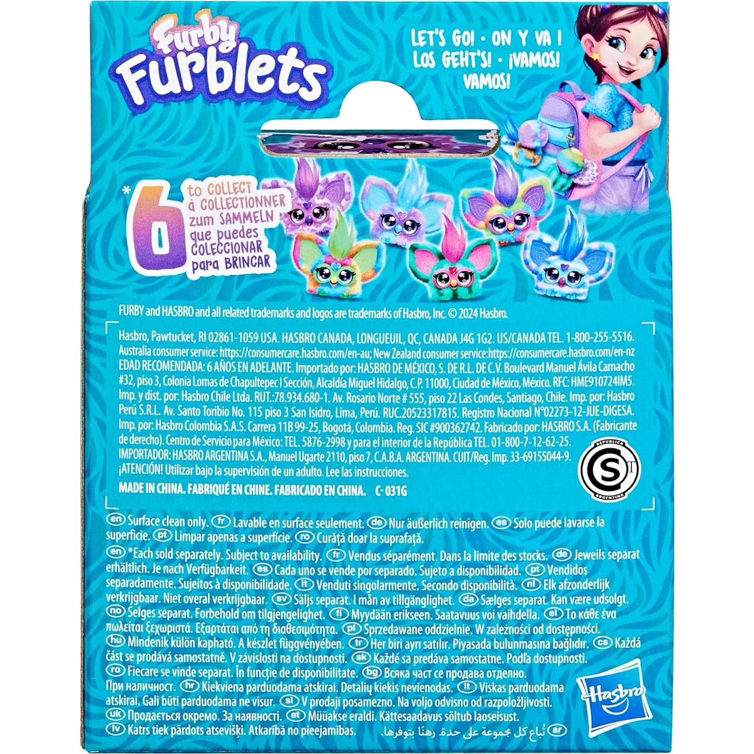 Furby Furblets Hip-Bop Mini Juguete Musical Rosa 5cm