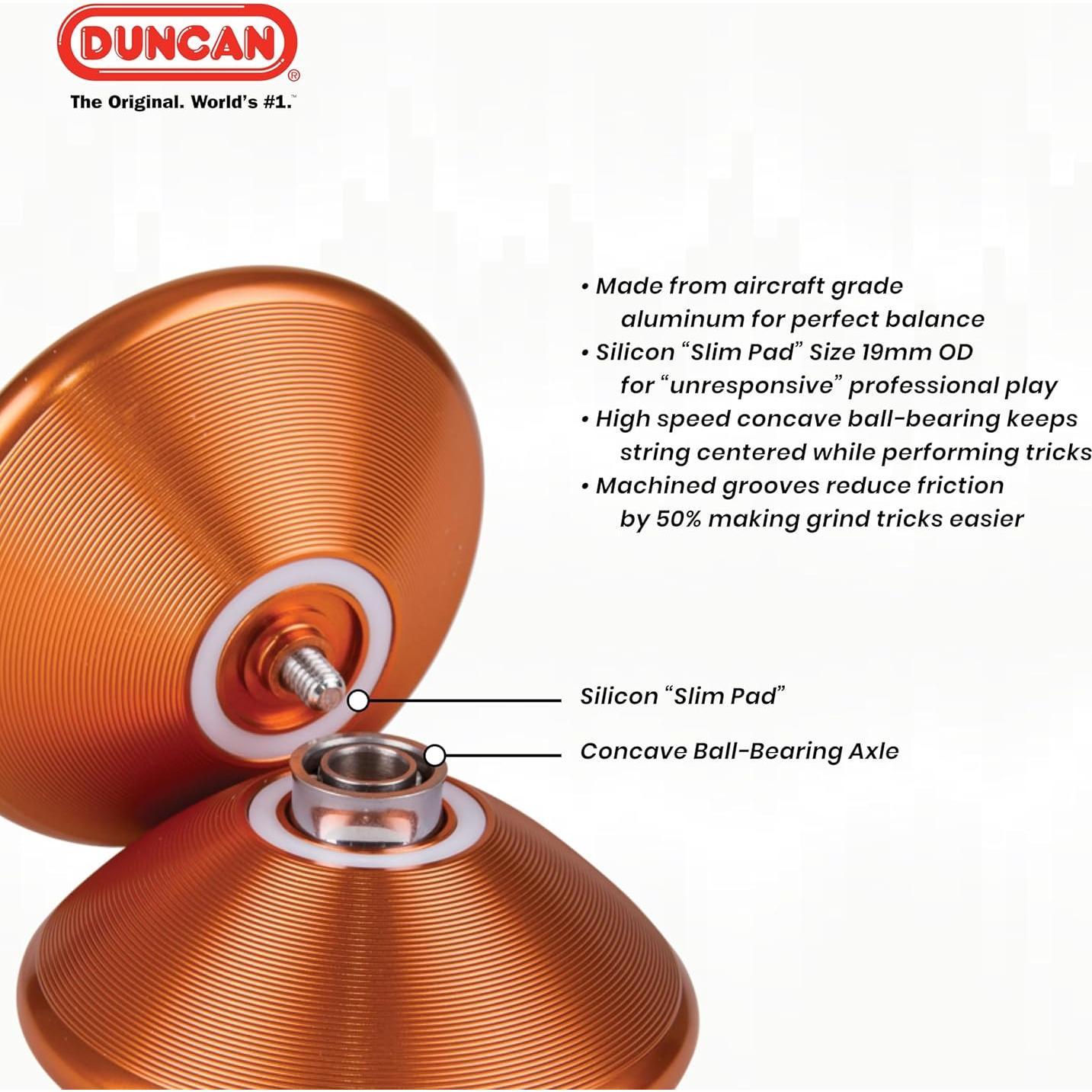 Yo-Yo Duncan Echo 2 Negro Pro Nivel Experto 108g