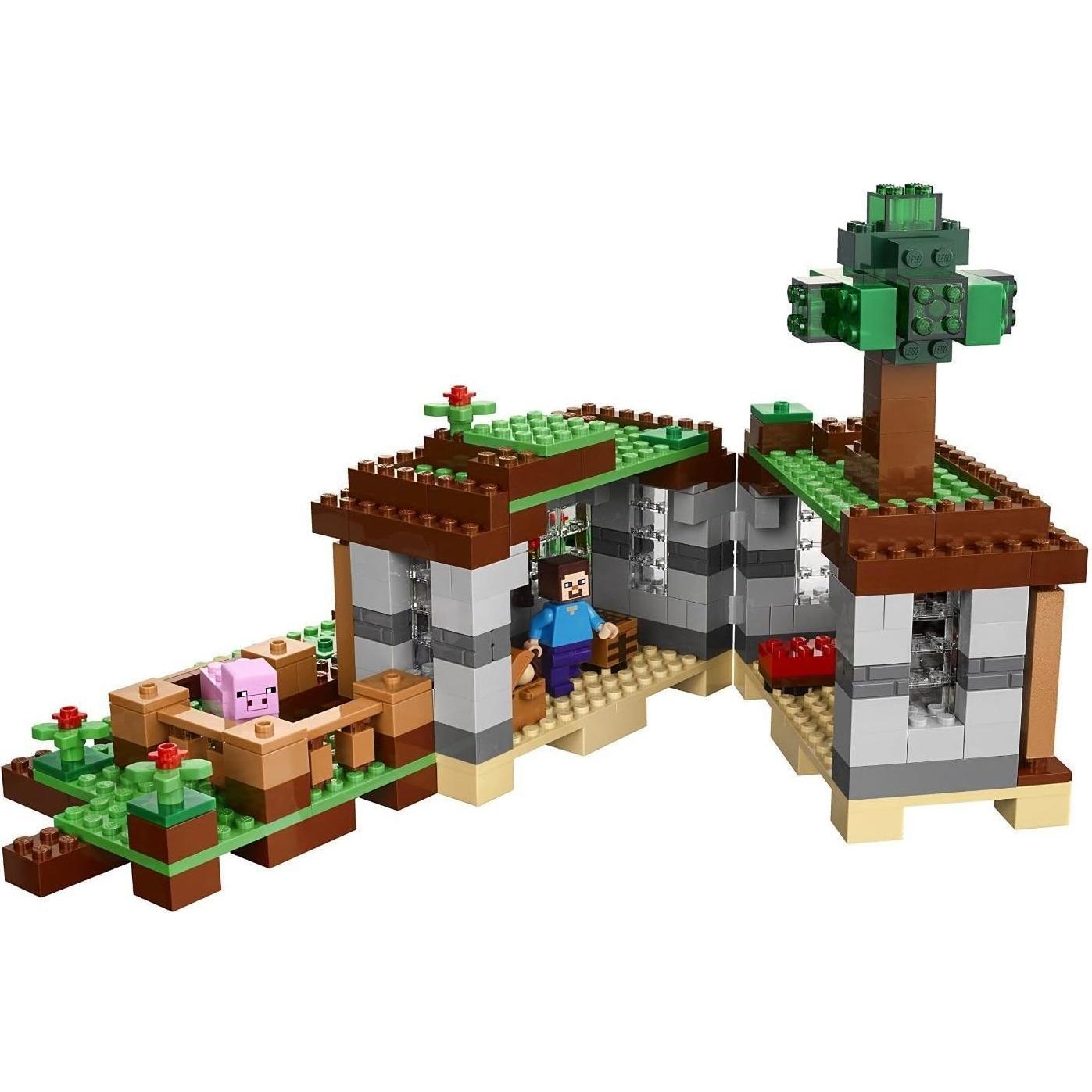 LEGO Minecraft 21115 La Primera Noche - 408 Piezas