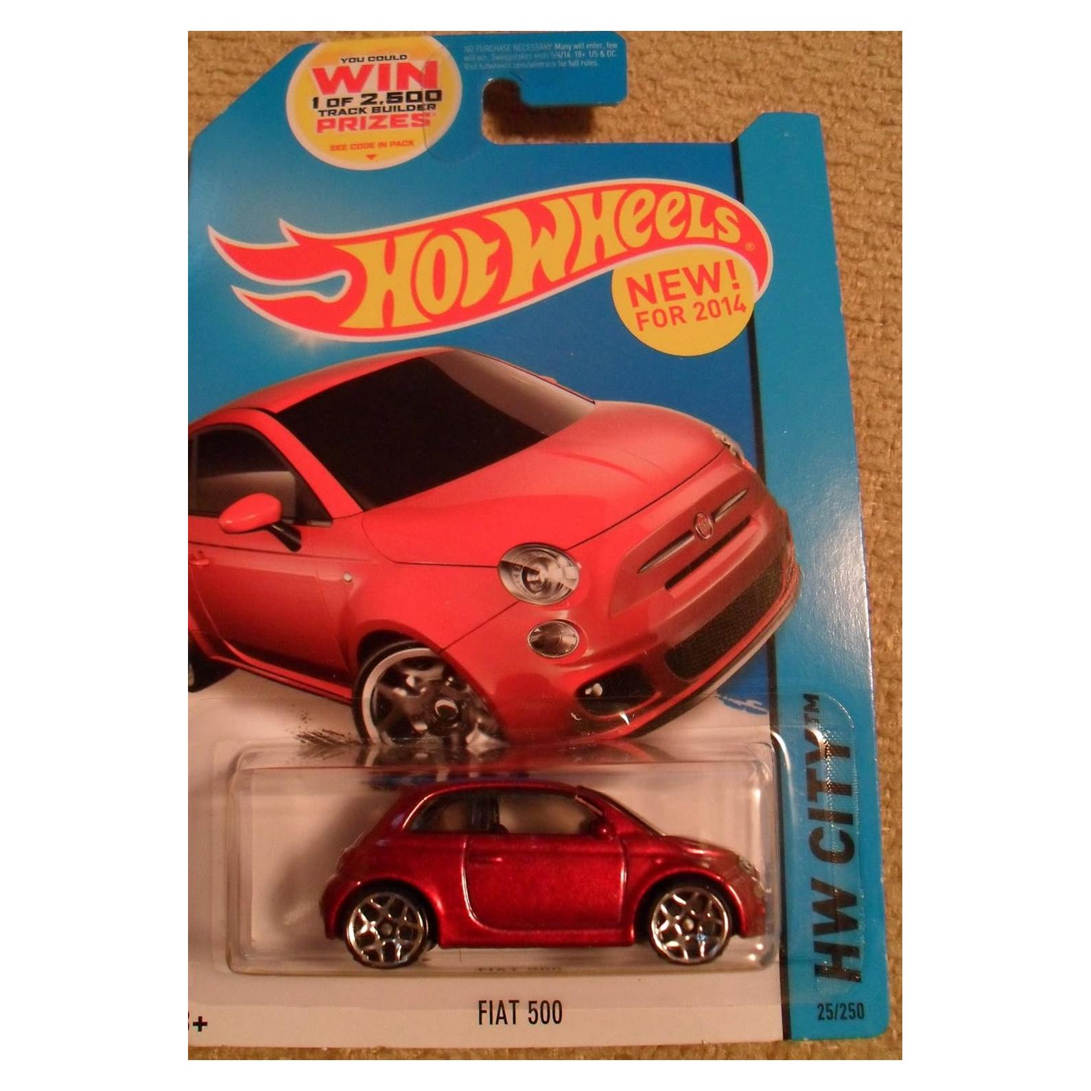 Hot Wheels Fiat 500 2014 1:64 Metal Coleccionable