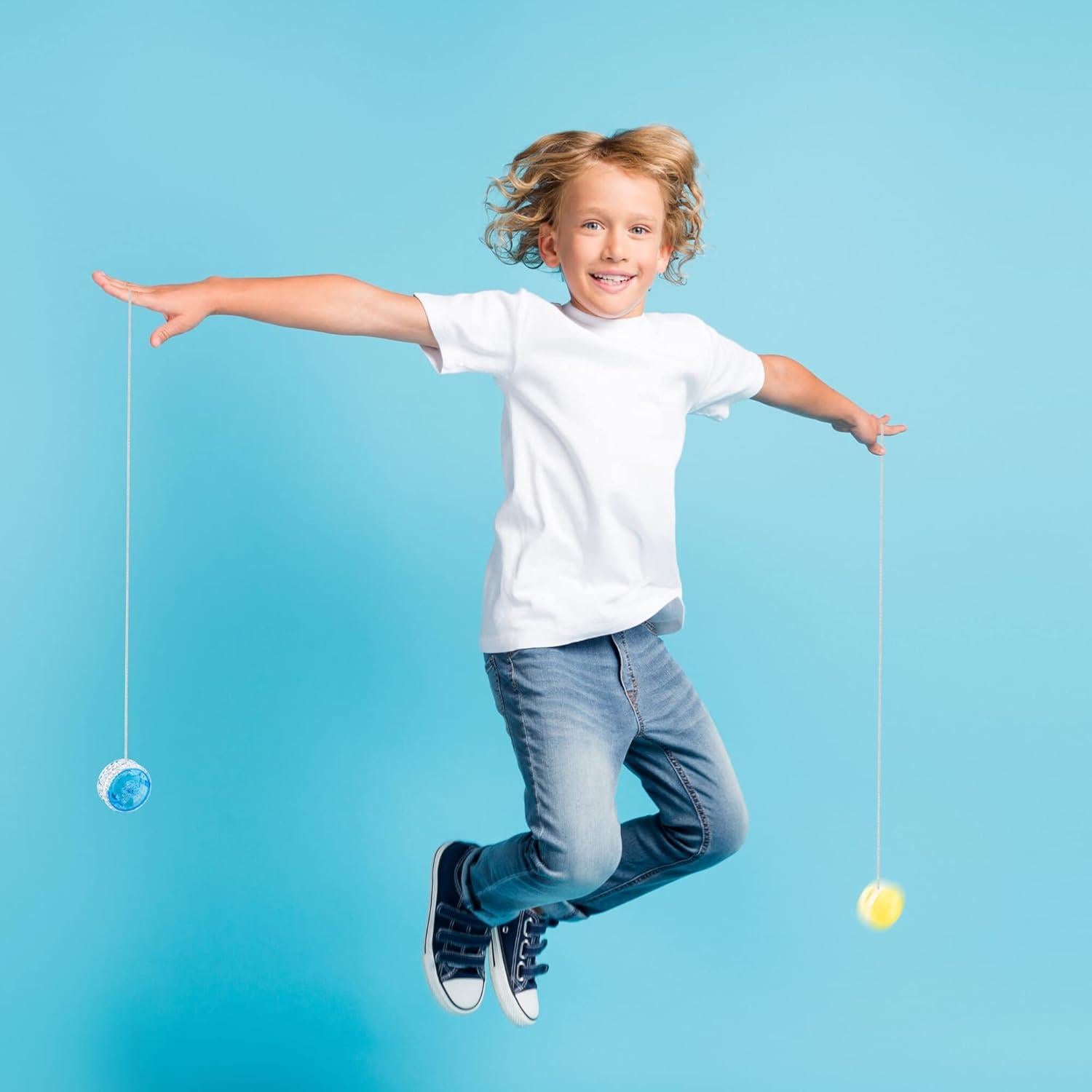 Paquete de 40 Yo-Yos LED Coloridos para Niños - Fahacop