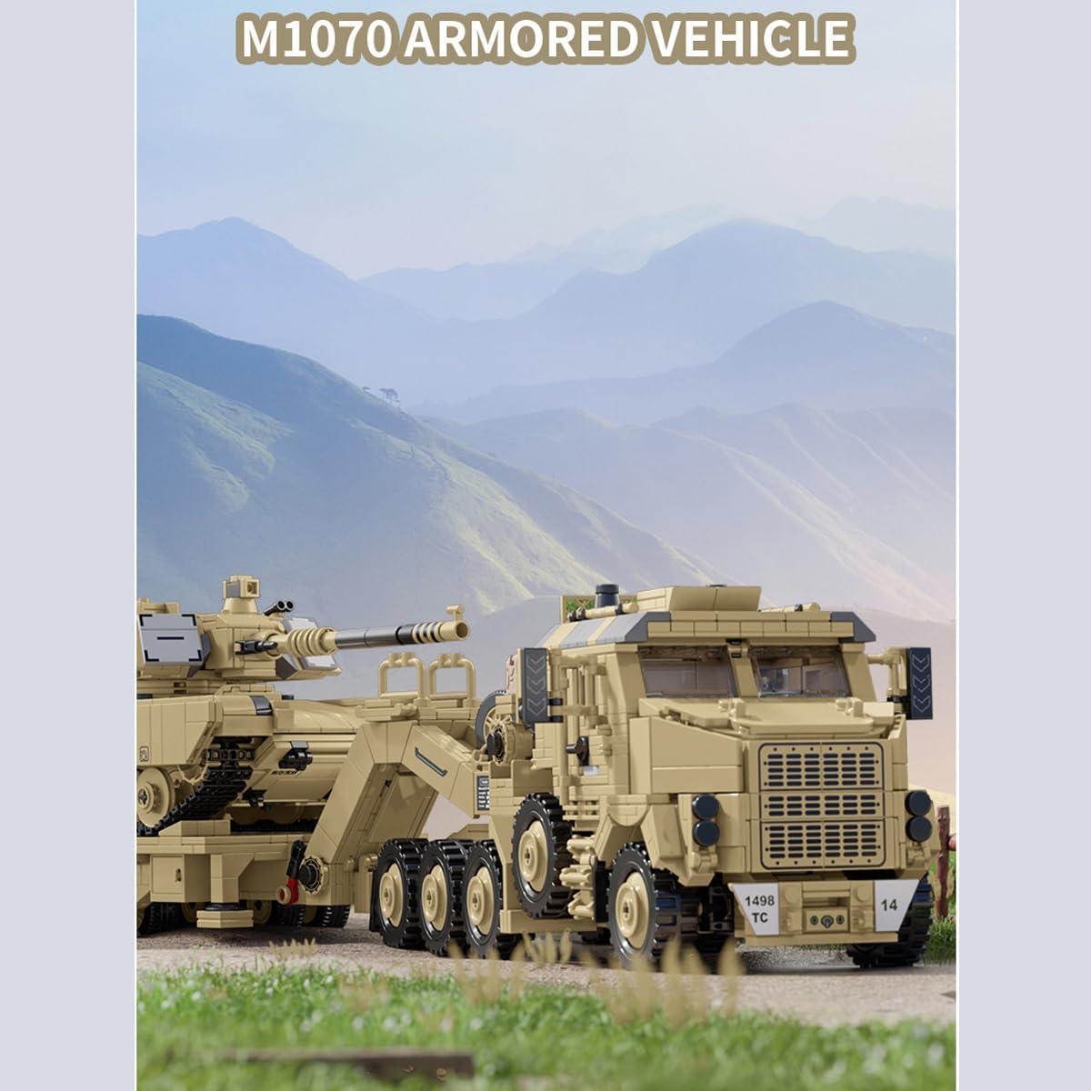 Kit de Construcción Tanque Blindado Lemess M1070 3482 Piezas