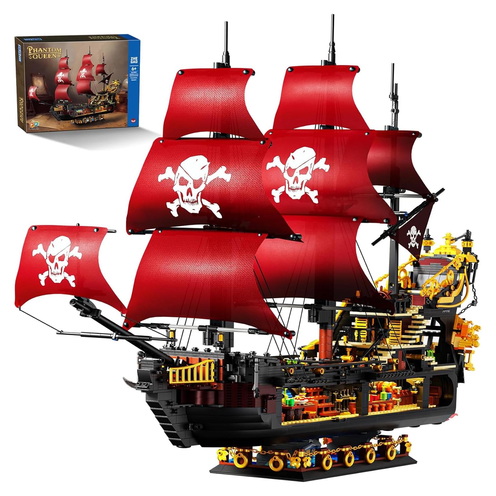 Kit de Construcción Barco Pirata BrickTribe 3399 PCS